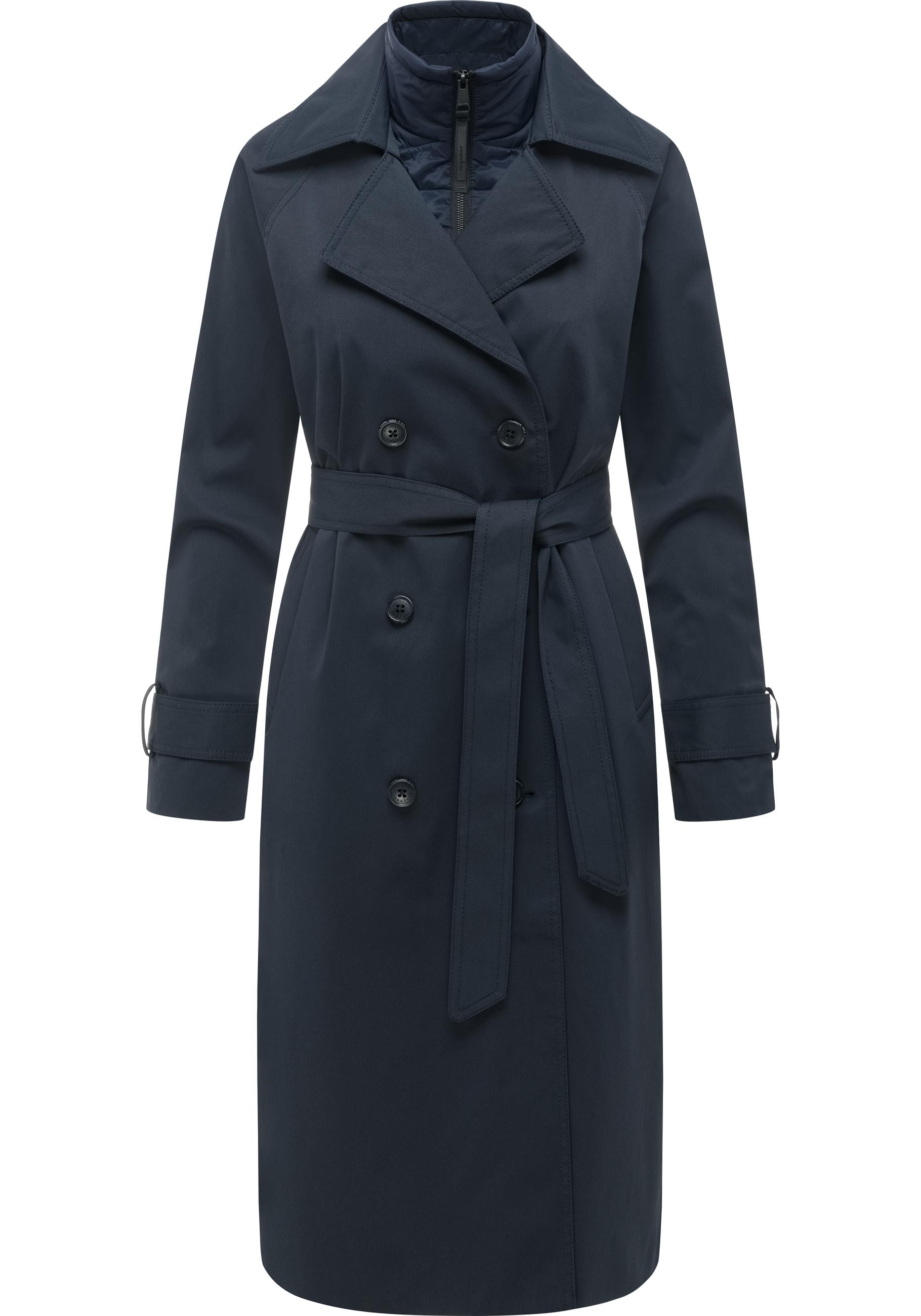 Ragwear Trenchcoat »Trenchie Y« Damen Übergangsmantel mit herausnehmbarem Inlay