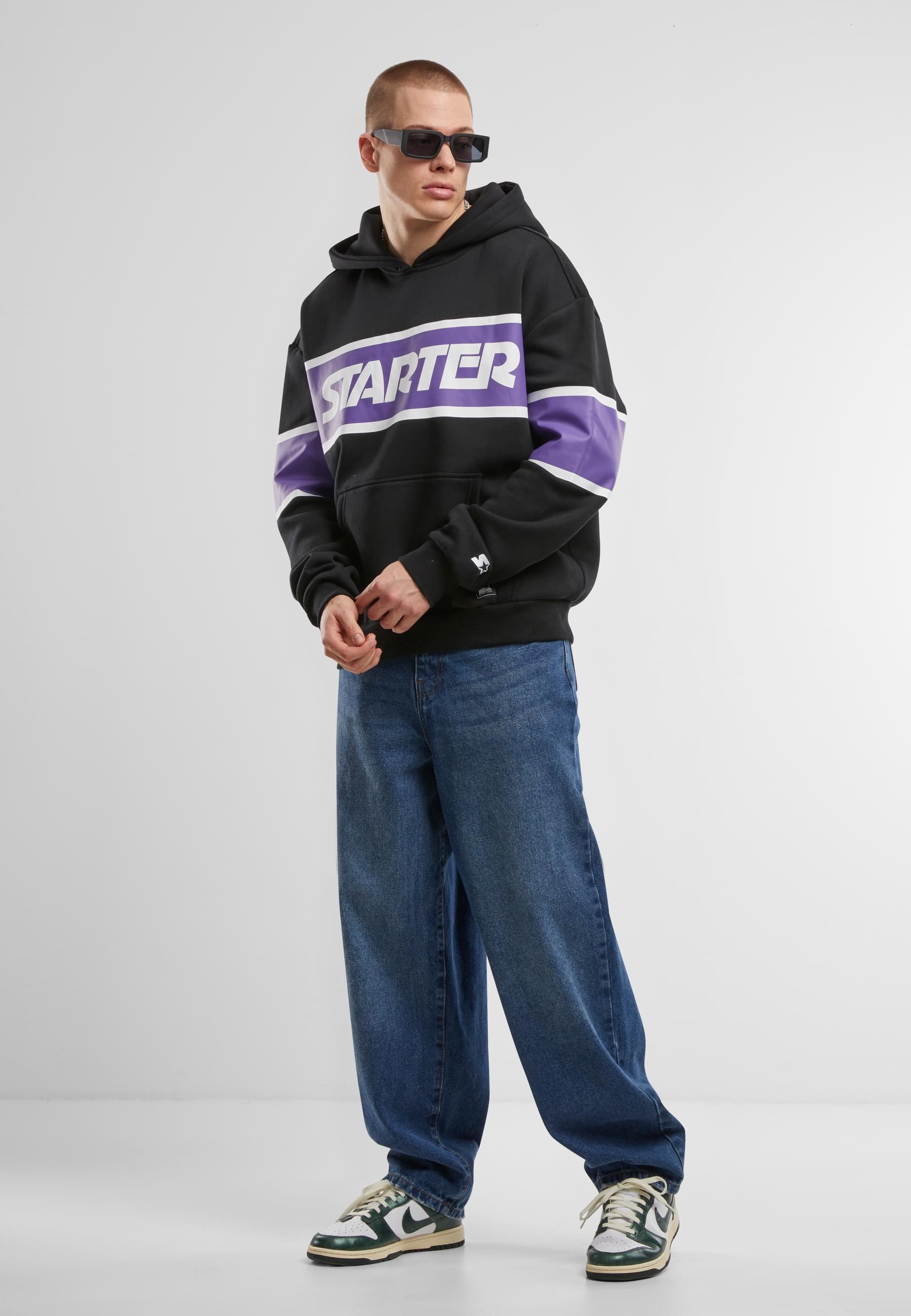 Starter Black Label Kapuzensweatshirt »Starter Black Label Starter Across Stripe Hoodie«, (1 tlg.)