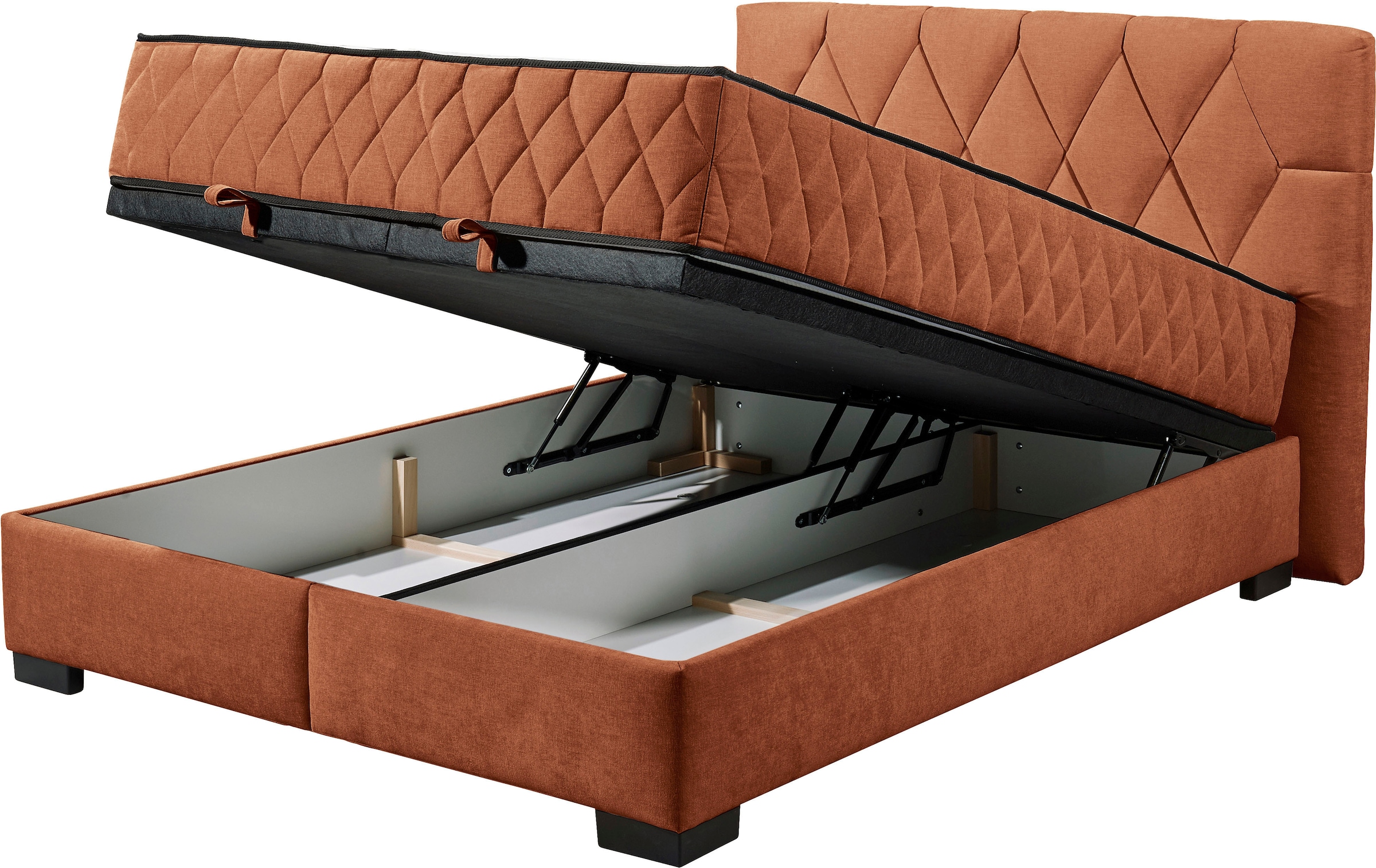 ED EXCITING DESIGN Boxbett »Nagol«, mit Bettkasten, mit Wendematratze, erhältlich in verschiedenen Breiten