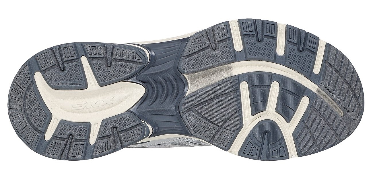Skechers Slip-On Sneaker »STAMINA SPORT«, Retro Sneaker, Schnürschuh mit Metallic-Besätzen