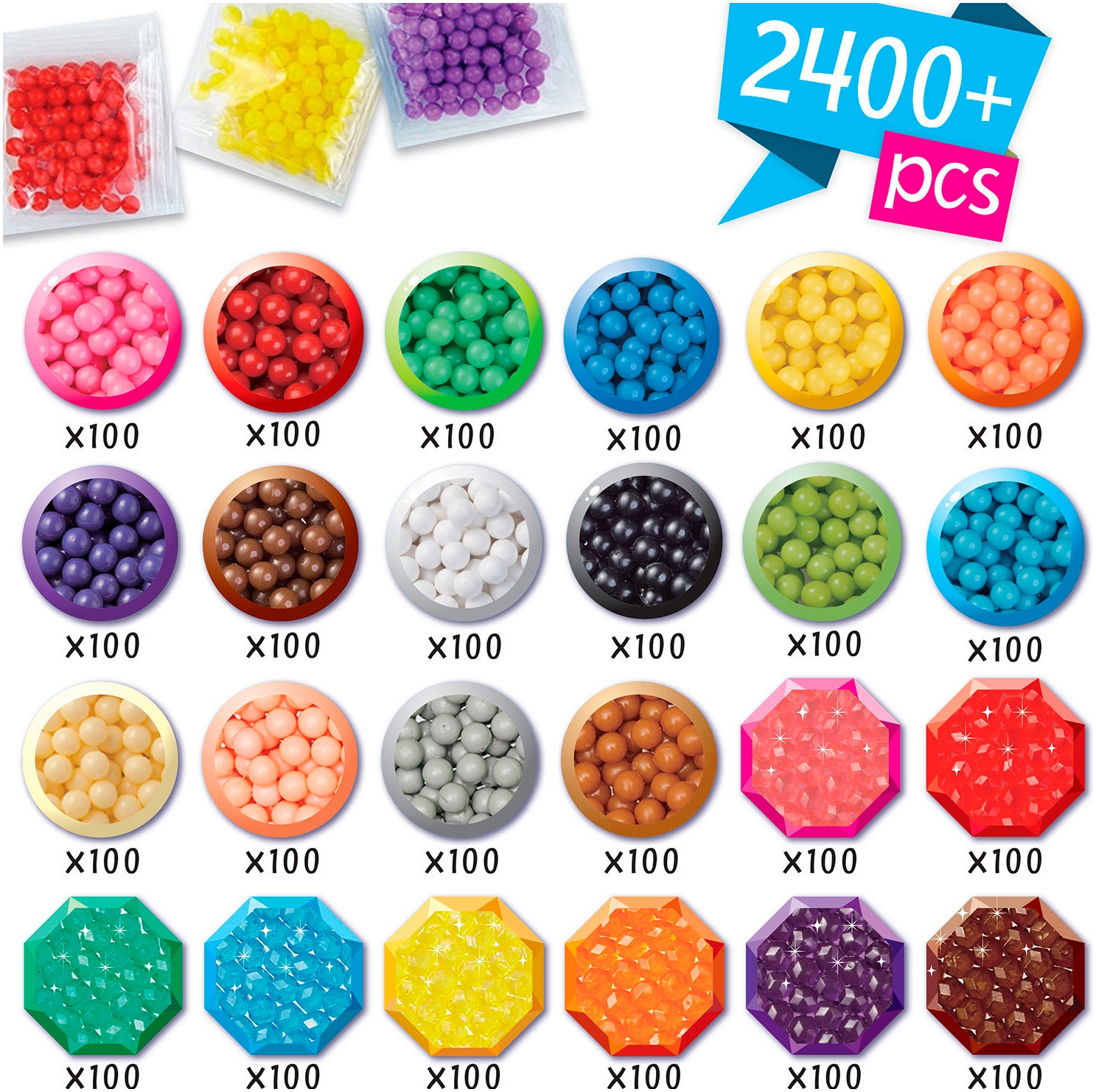 Aquabeads Kreativset »Maxi Nachfüllbox«
