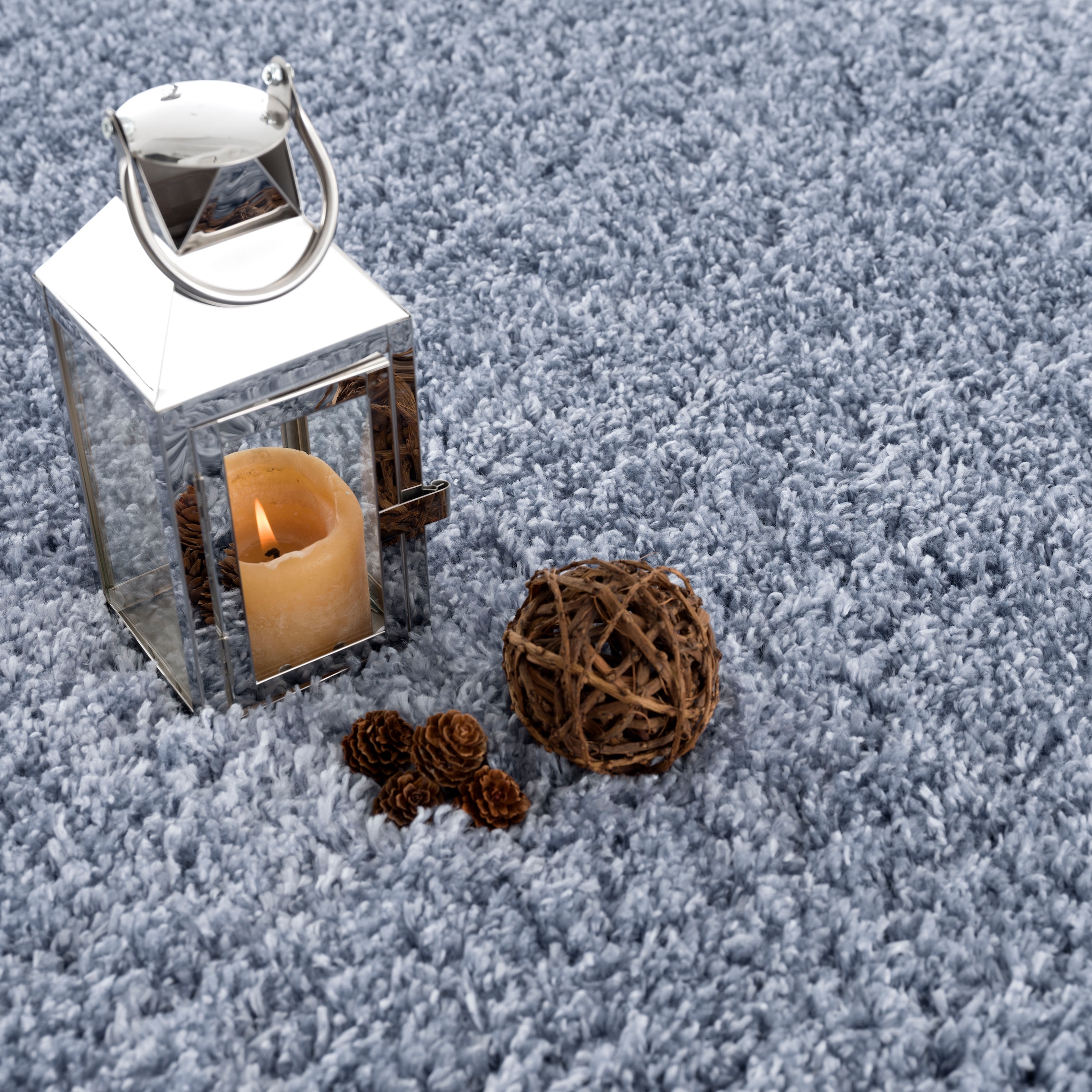 Sanat Hochflor-Teppich »Porto«, rechteckig, 45 mm Höhe, Wohnzimmer, Langflor, Shaggy, auch als Läufer