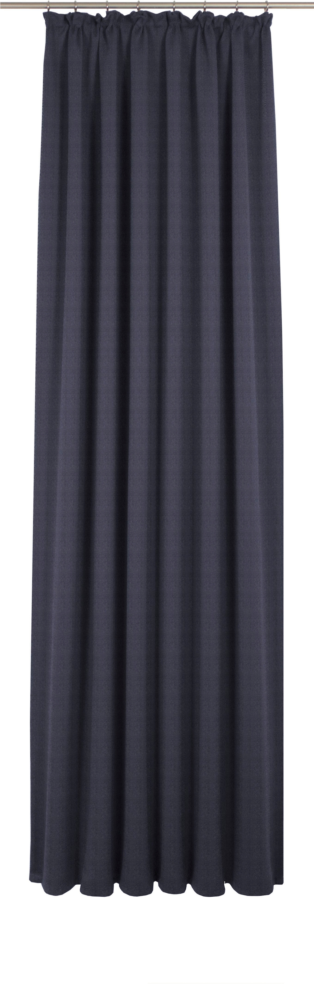 Adam "Uni Collection" Kräuselband 1 Stk. tlg. aus 100% Bio-Baumwolle, Vorhang nach Wunschmaß