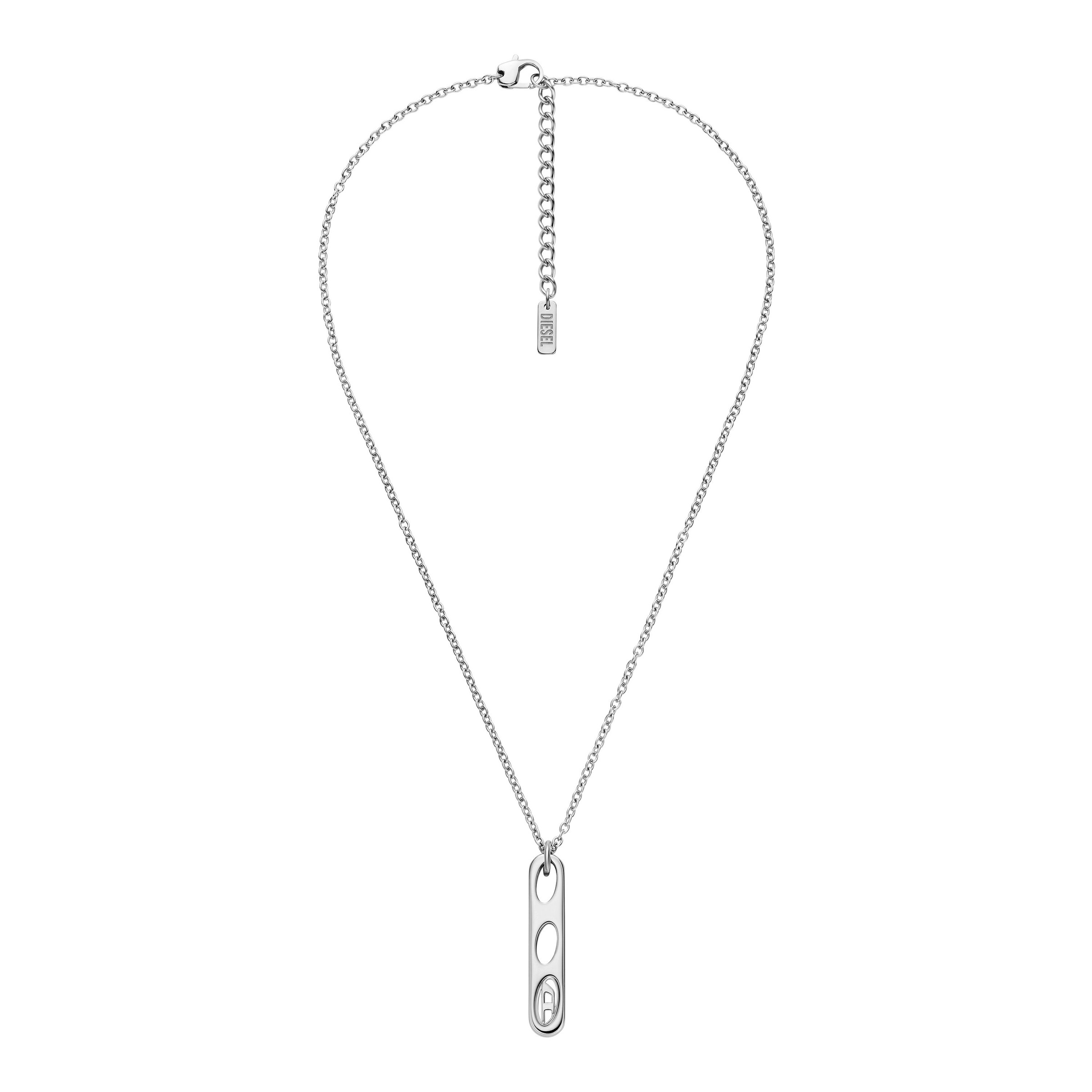 Diesel Kette mit Anhänger »Schmuck Geschenk Edelstahl OVAL D LOGO«