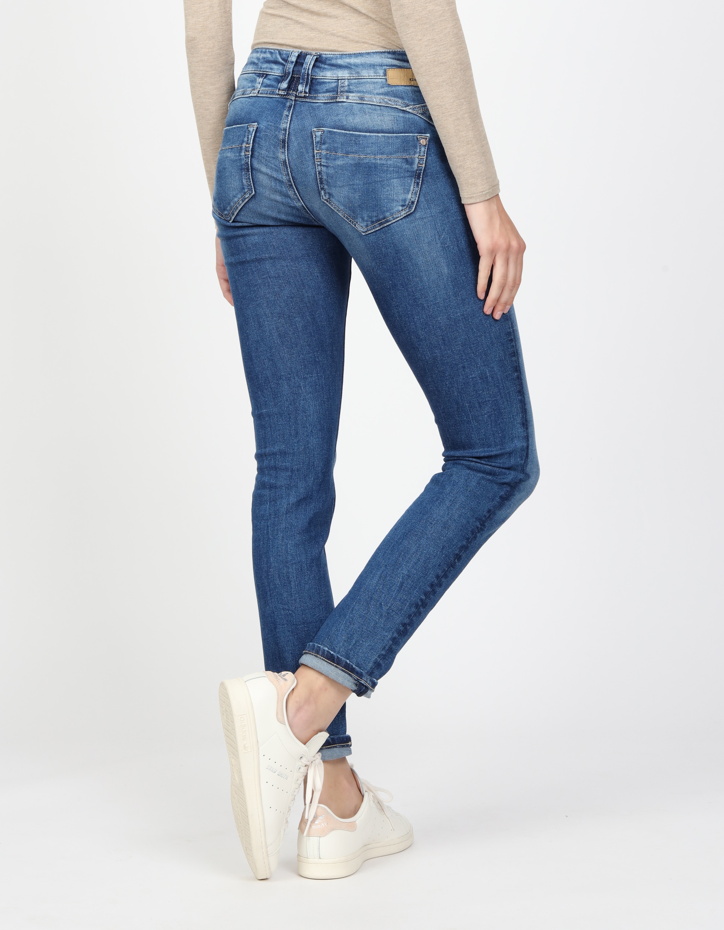 GANG Skinny-fit-Jeans "94NENA", mit modischer Waschung günstig online kaufen