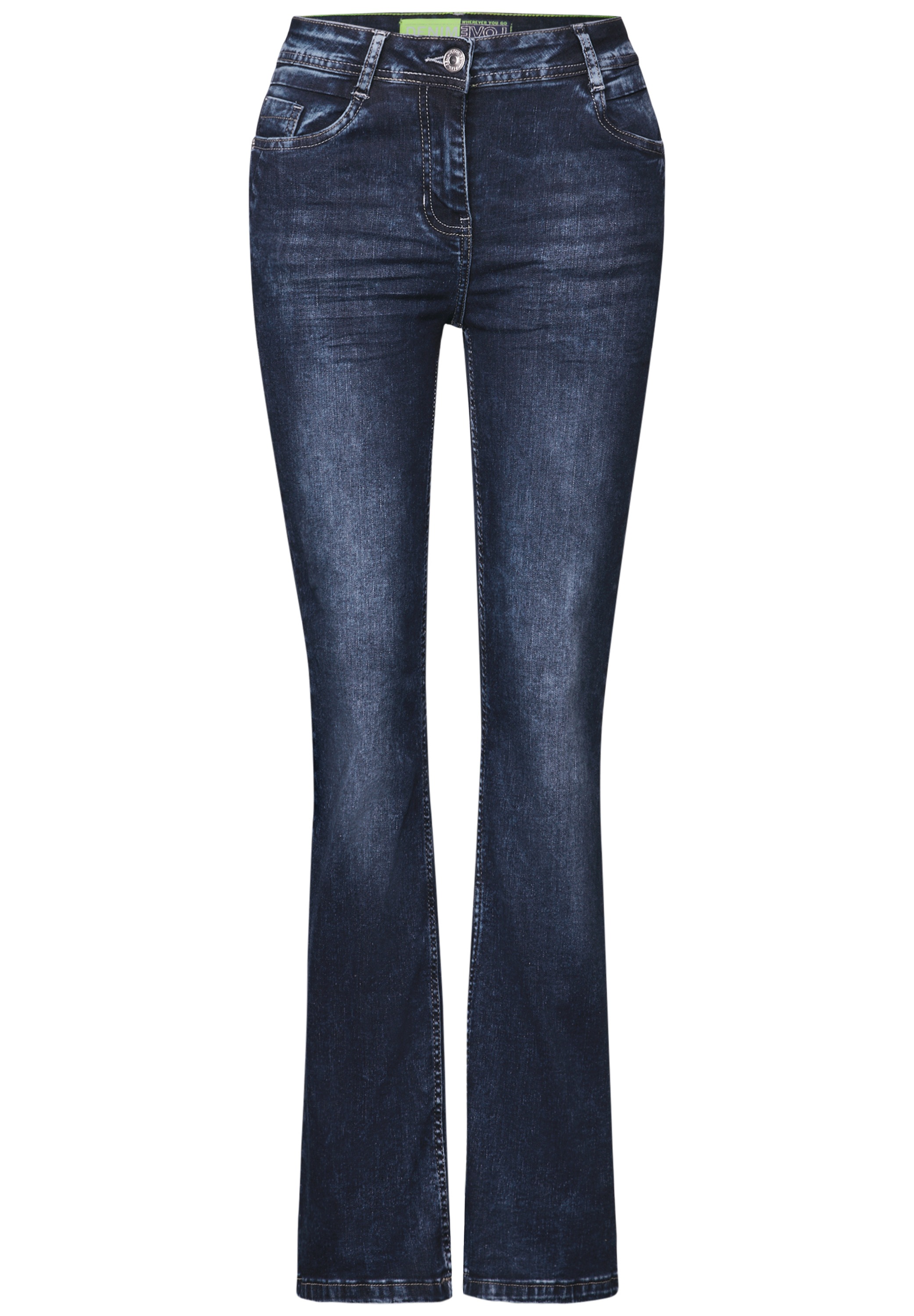 Cecil Slim-fit-Jeans, High Waist