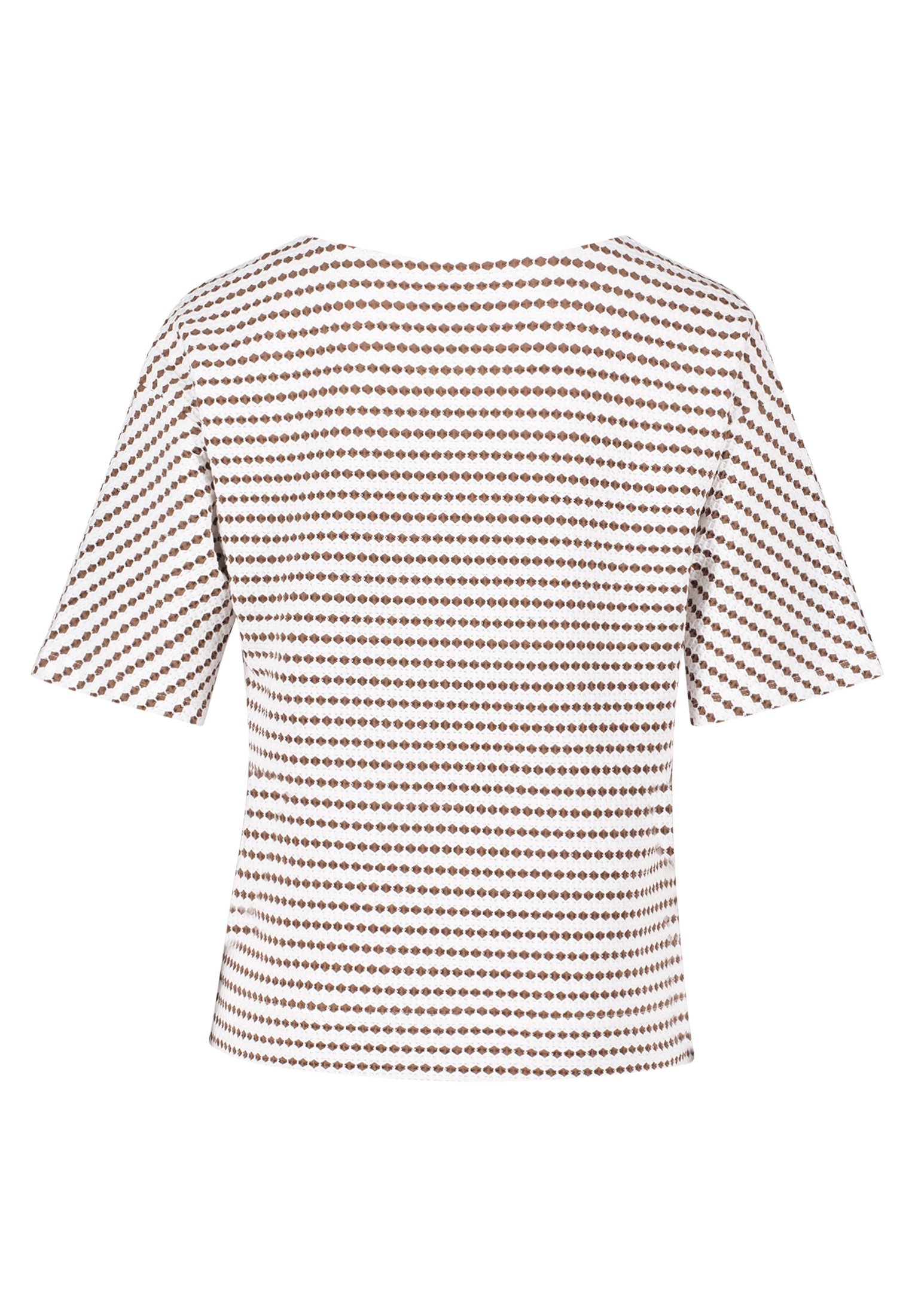 Betty&Co Kurzarmshirt »Damen mit Rundhalsausschnitt« 1 Stk. Struktur