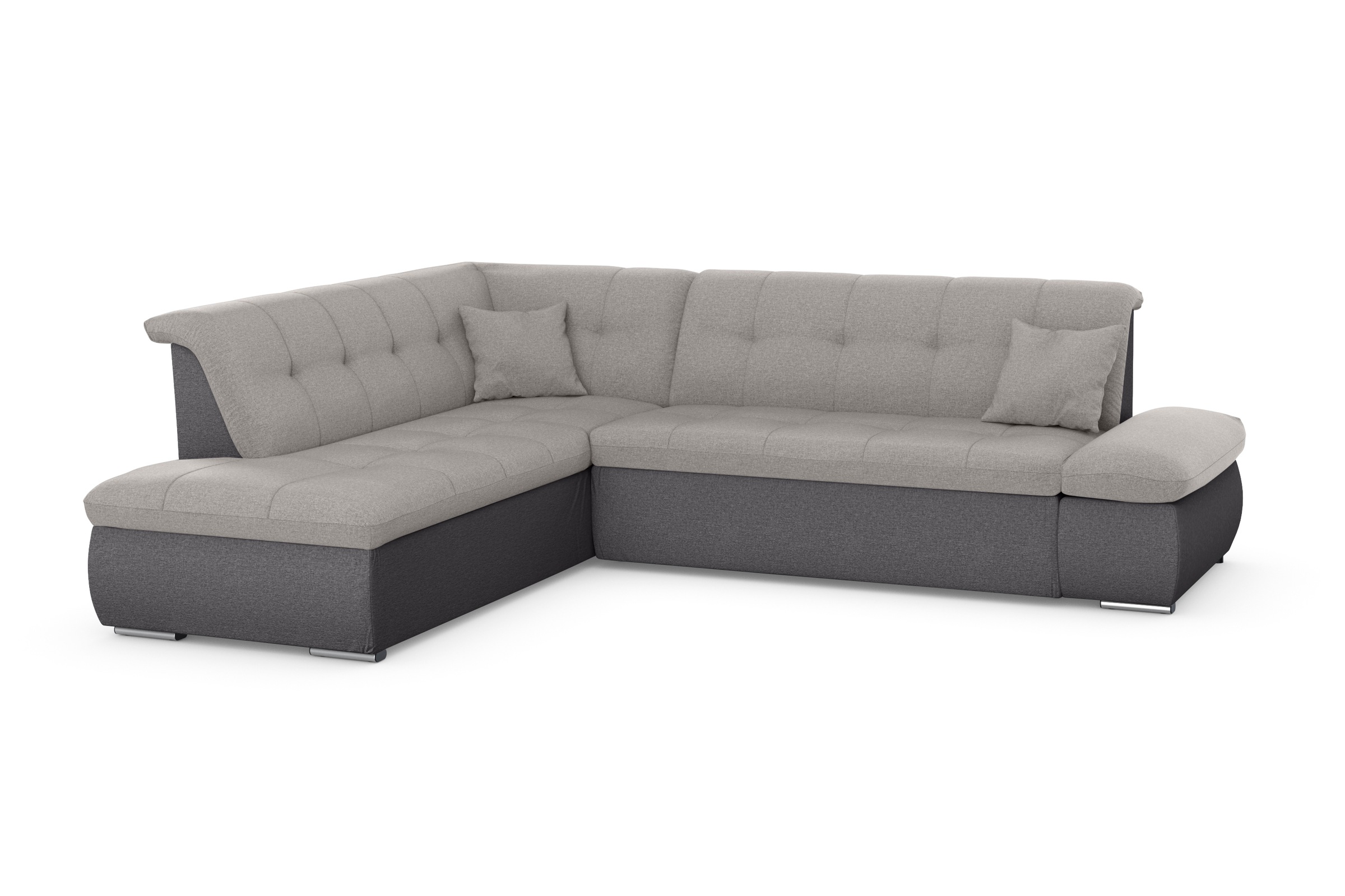DOMO collection Ecksofa »Moric L-Form«, wahlweise mit Bettfunktion und Armlehnenverstellung, auch in Cord