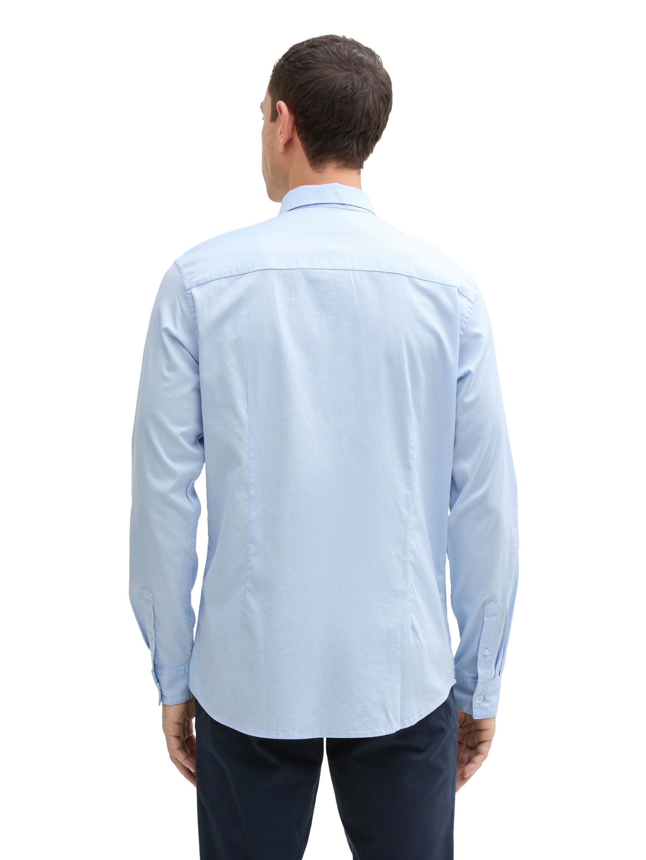 TOM TAILOR Langarmhemd, mit Logo Stickerei