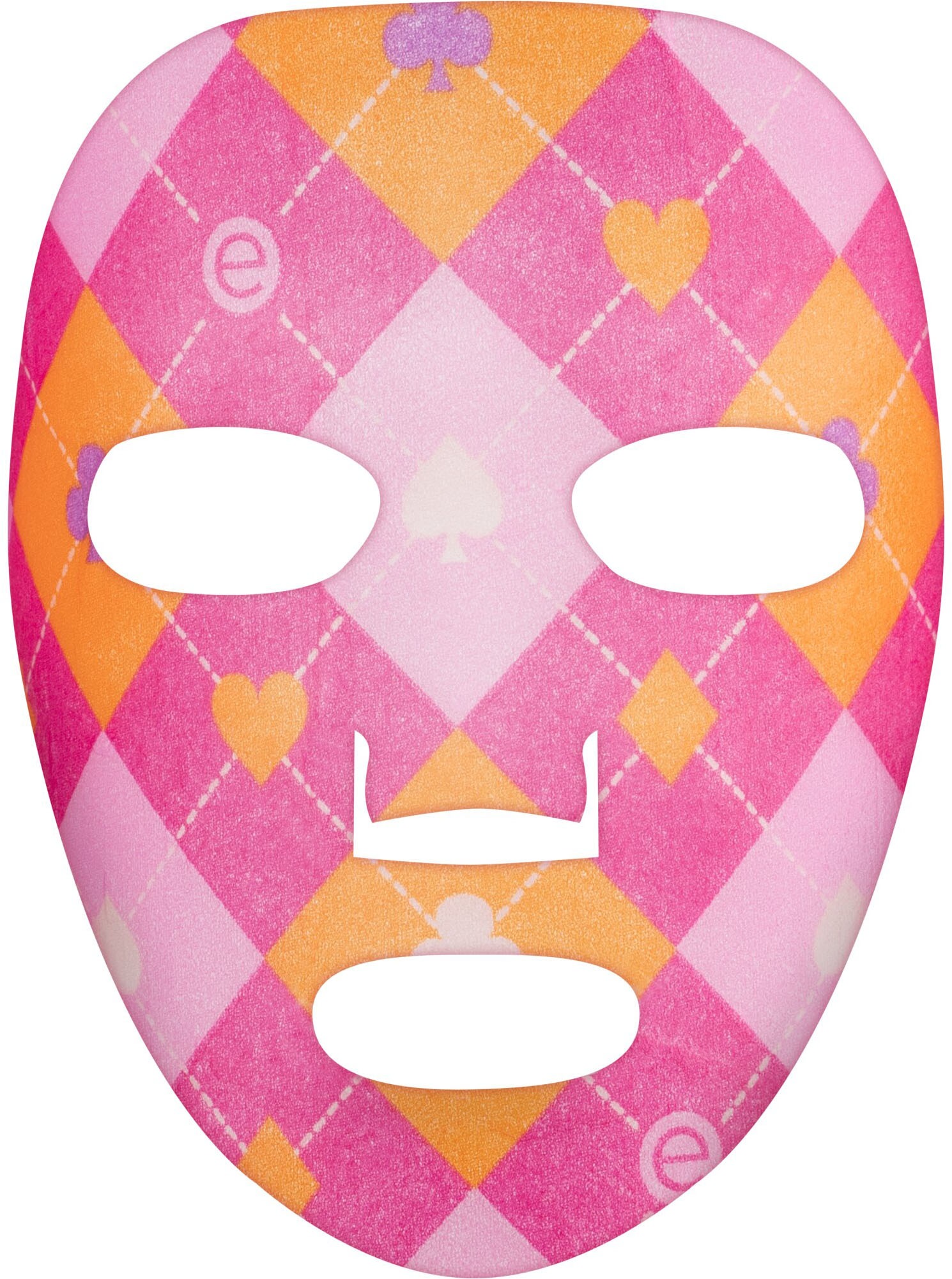 ESSENCE Kinder Gesichtsmaske "Queen of... Pink face sheet mask", rosa, Hautpflegemittel, Spielerisches Kartenspielmuster für eine unterhaltsame Pflege
