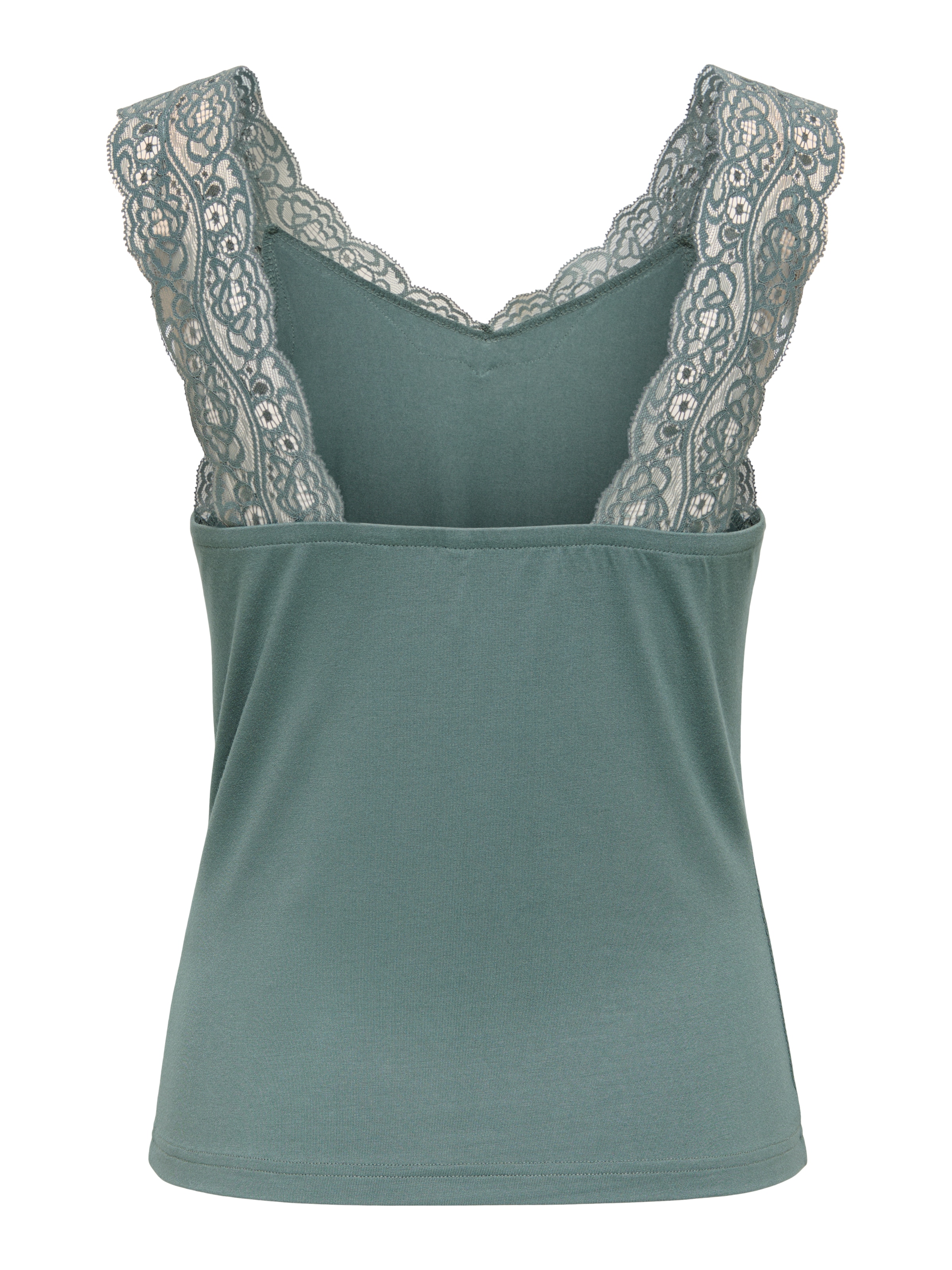 ONLY Spitzentop »ONLLUNI TANK TOP WITH LACE DETAIL CS JRS« Viskosemischung, regular fit