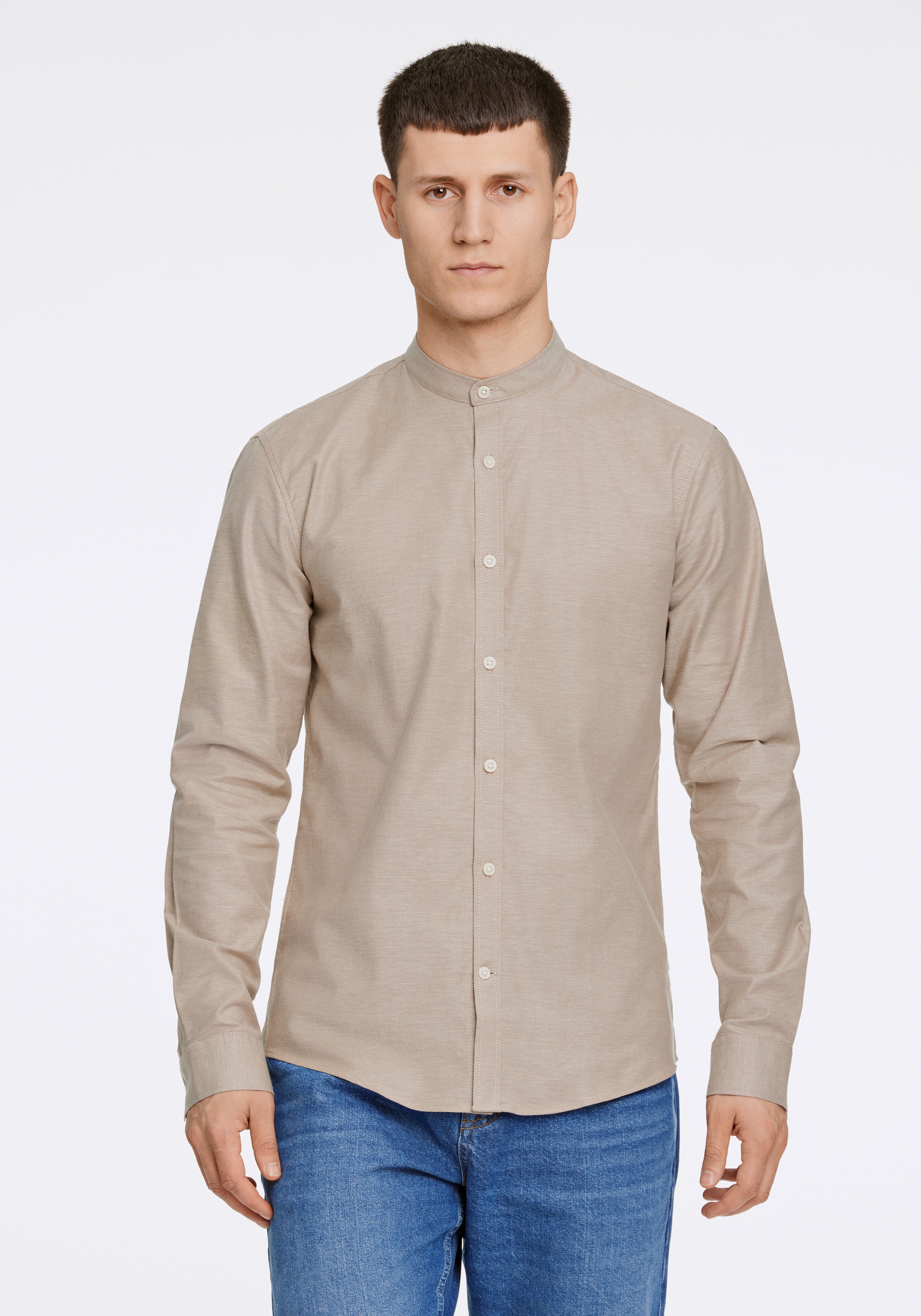 LINDBERGH Businesshemd "Oxford-Hemd (Langarm) Slim Fit"