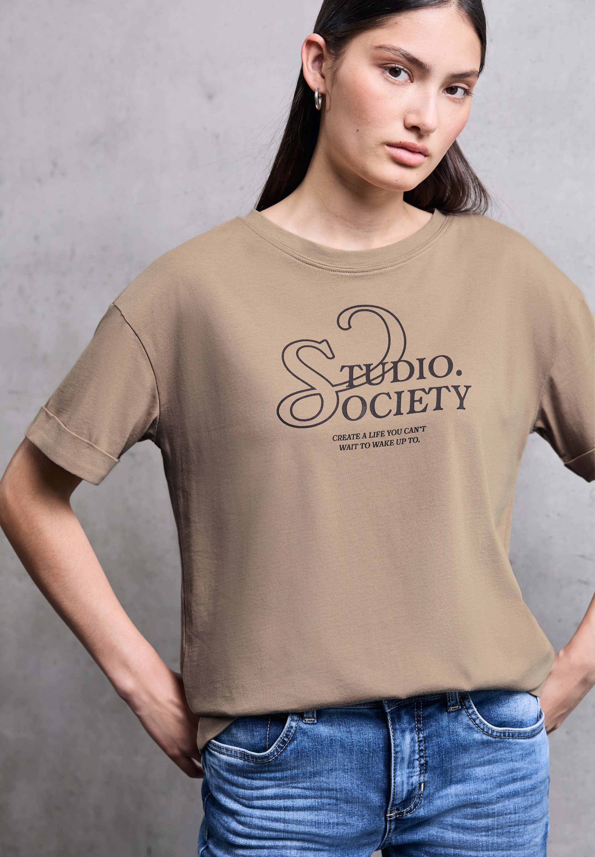 STREET ONE STUDIO T-Shirt mit Wording