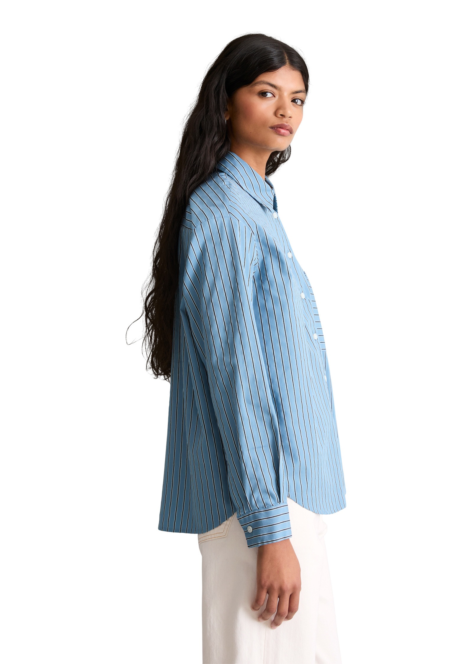 Marc OPolo DENIM Langarmbluse "aus Organic Cotton Lyocell-Mix" günstig online kaufen