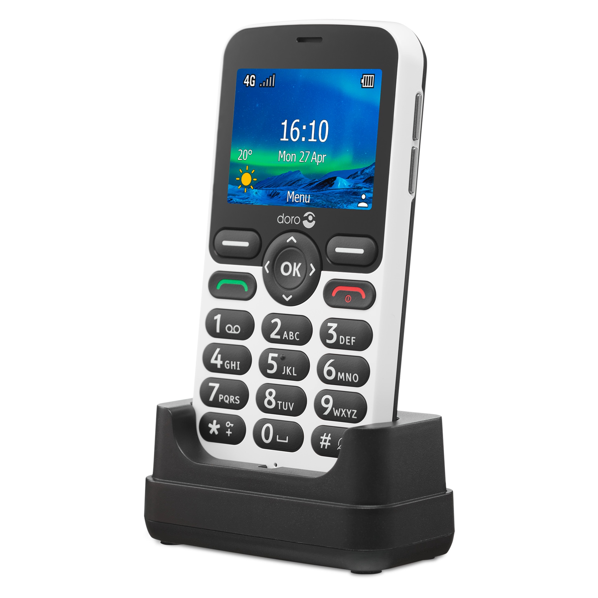 Doro Handy »5860«, Schwarz/Weiß