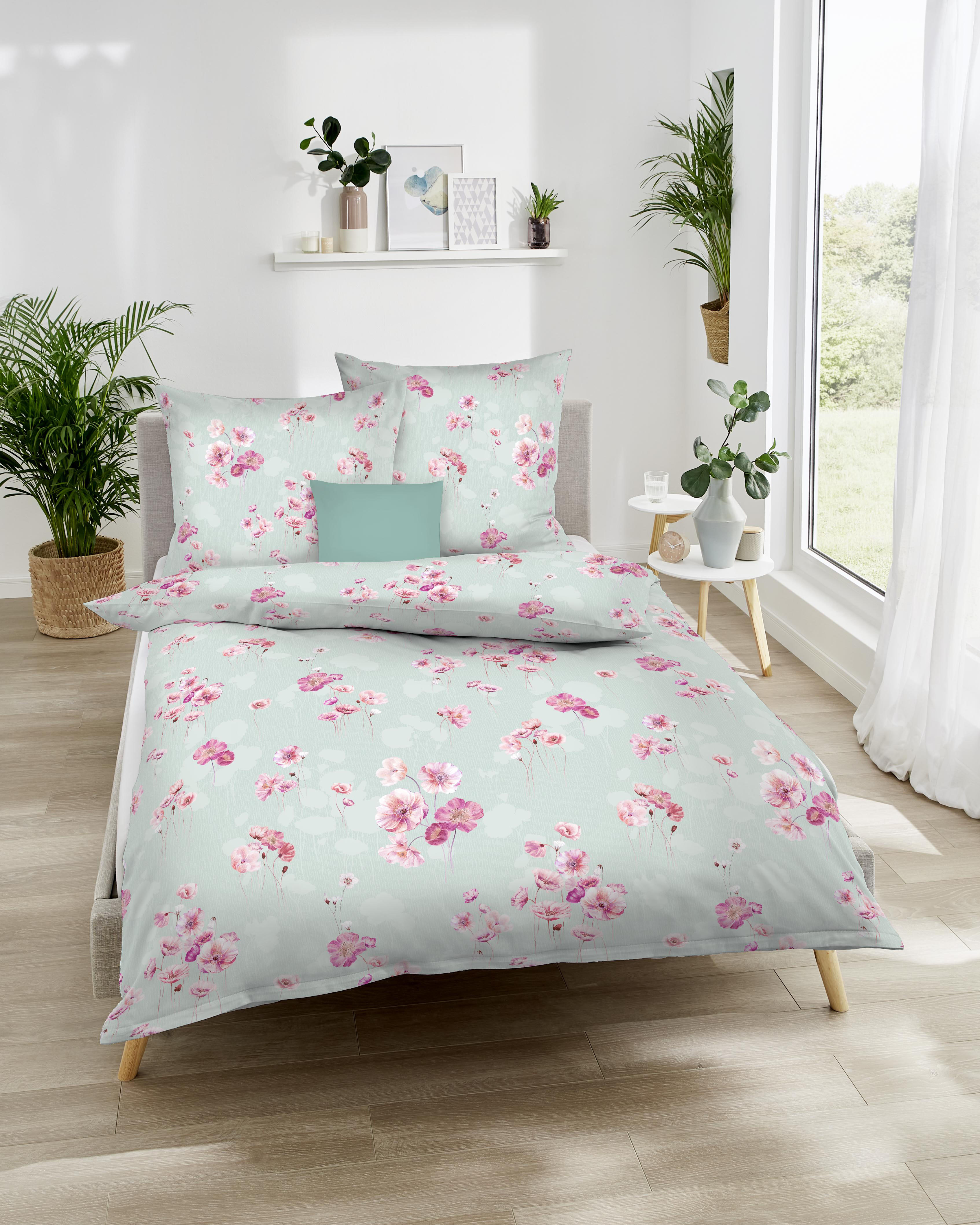 Kaeppel Bettwäsche "Delicate" 2 Stk. Mit Blumen