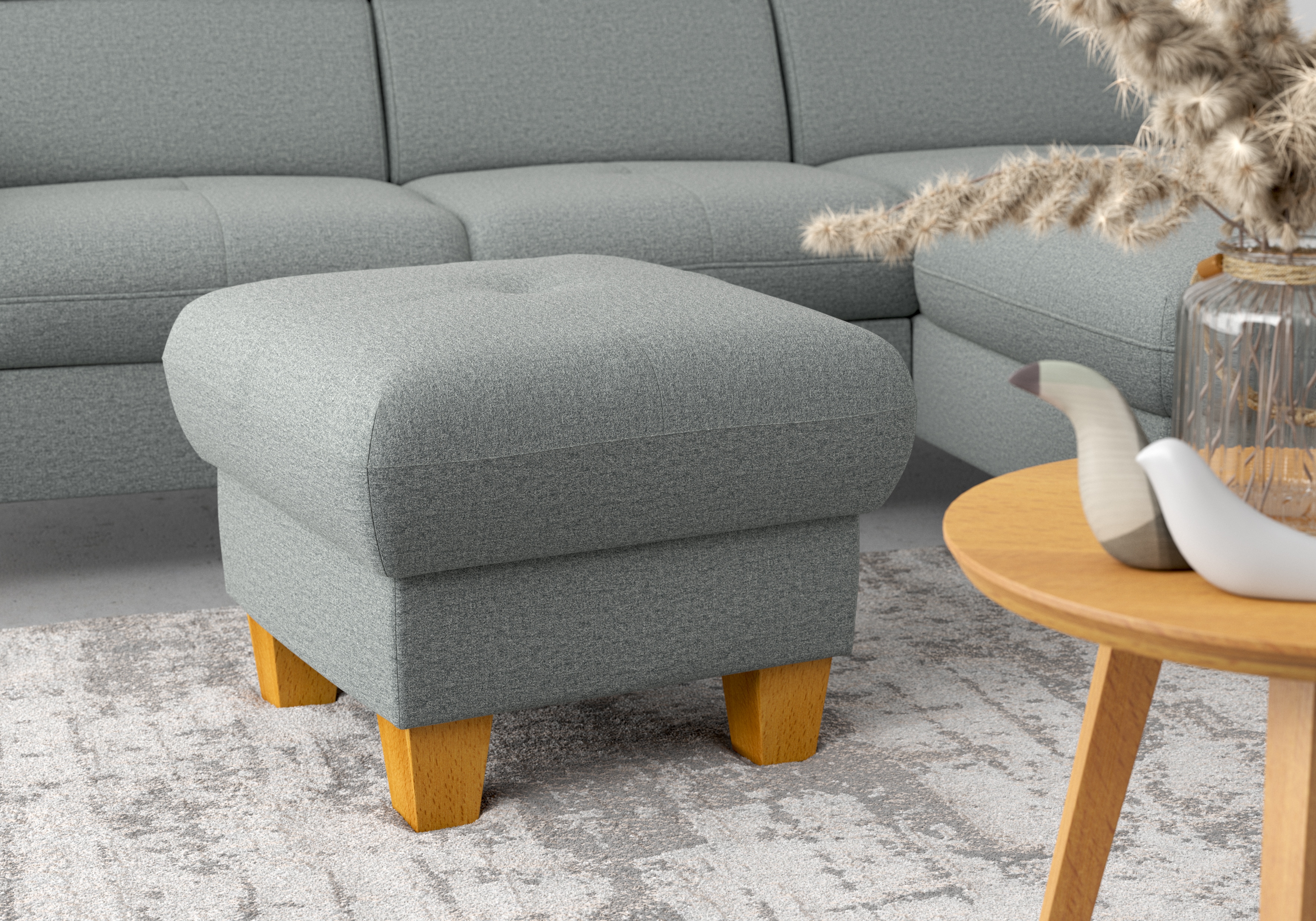 OTTO home Polsterhocker "Lindgren" mit Stauraum