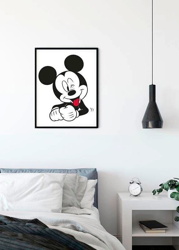 Komar Bild »Mickey Mouse Funny«, Disney, (1 St.), Wandbild zur Dekoration im Kinderzimmer - ohne Rahmen