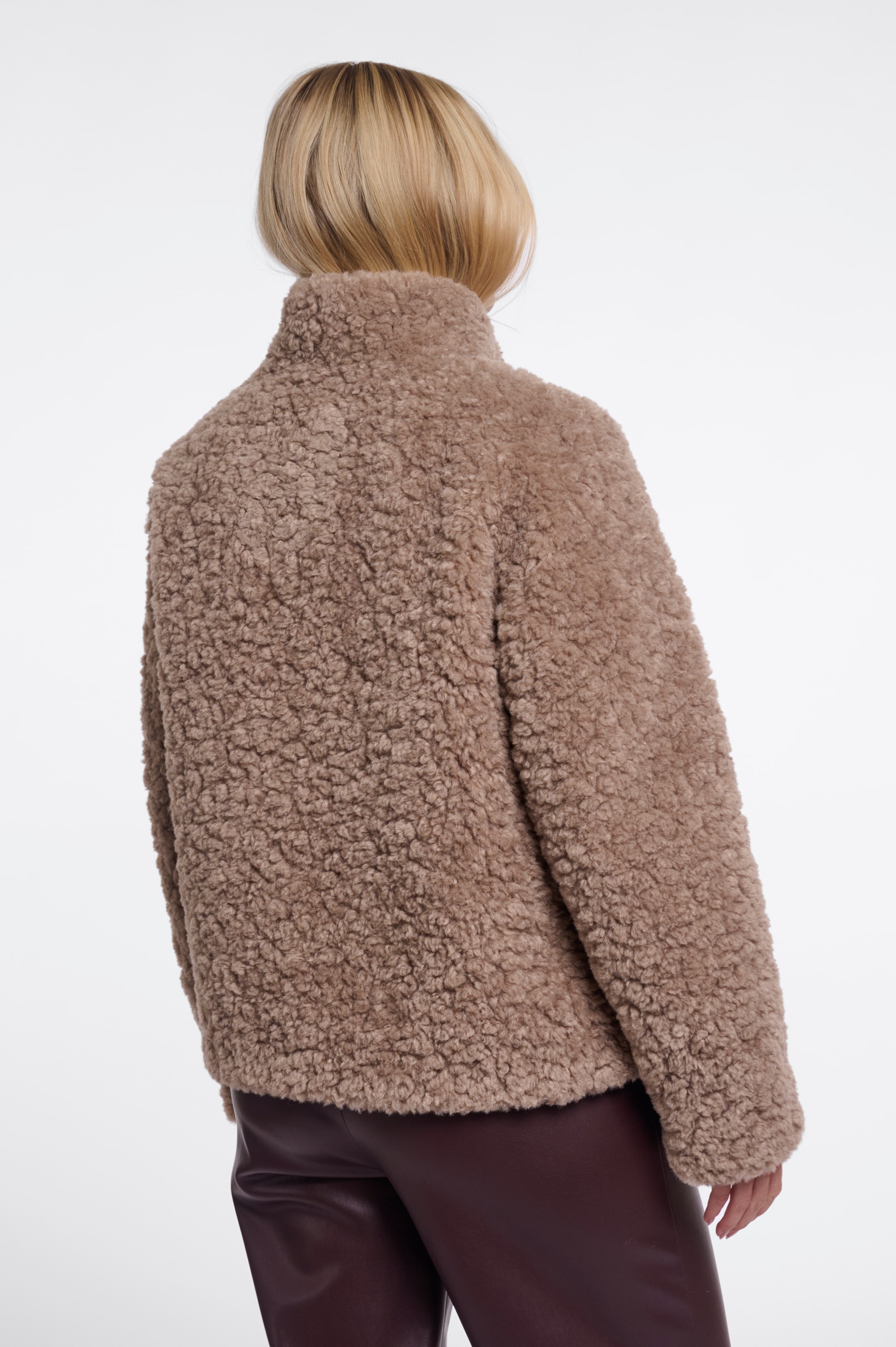 Rino & Pelle Kurzjacke »KION« ohne Kapuze in Fell-Optik