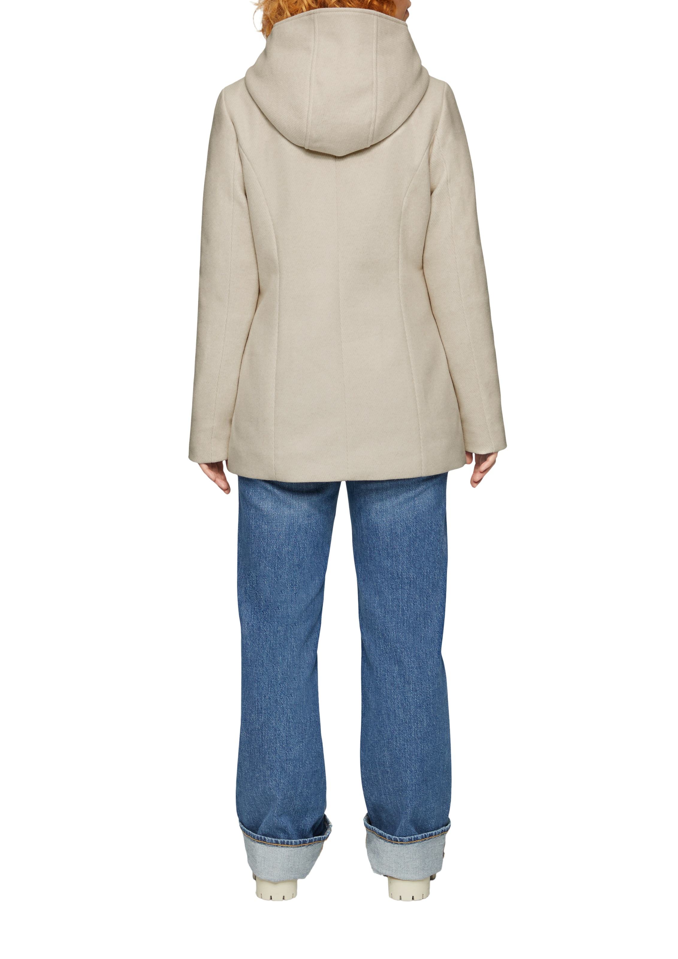 QS Outdoorjacke, mit Kapuze, mit Kapuze