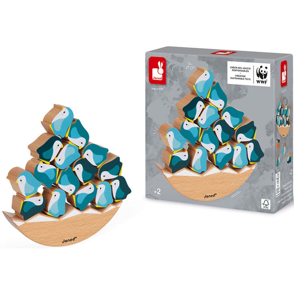 Janod Spiel »WWF® Schaukel-Pinguine«