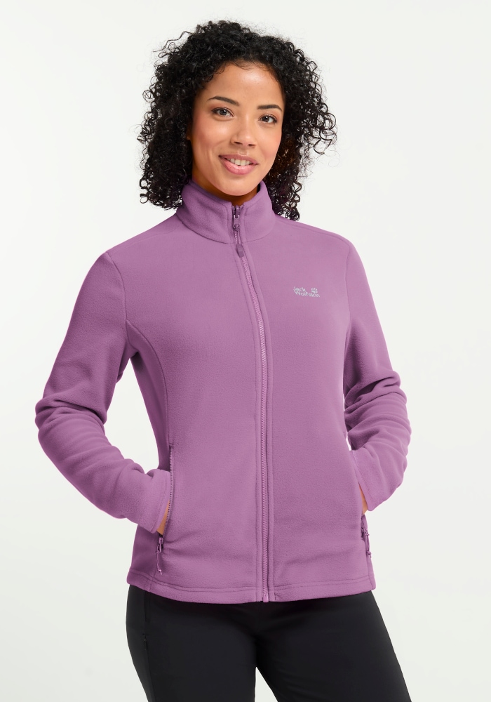 Jack Wolfskin Fleecejacke "TAUNUS 100 FZ W" Fleecejacke, 3-in-1 System kompatibel, Verbindungsschlaufen