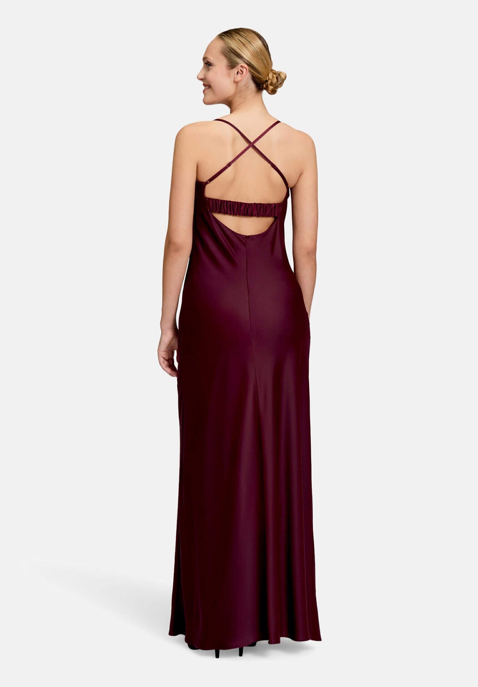 Vera Mont Abendkleid "Damen mit Wasserfallausschnitt" Ohne Tasche