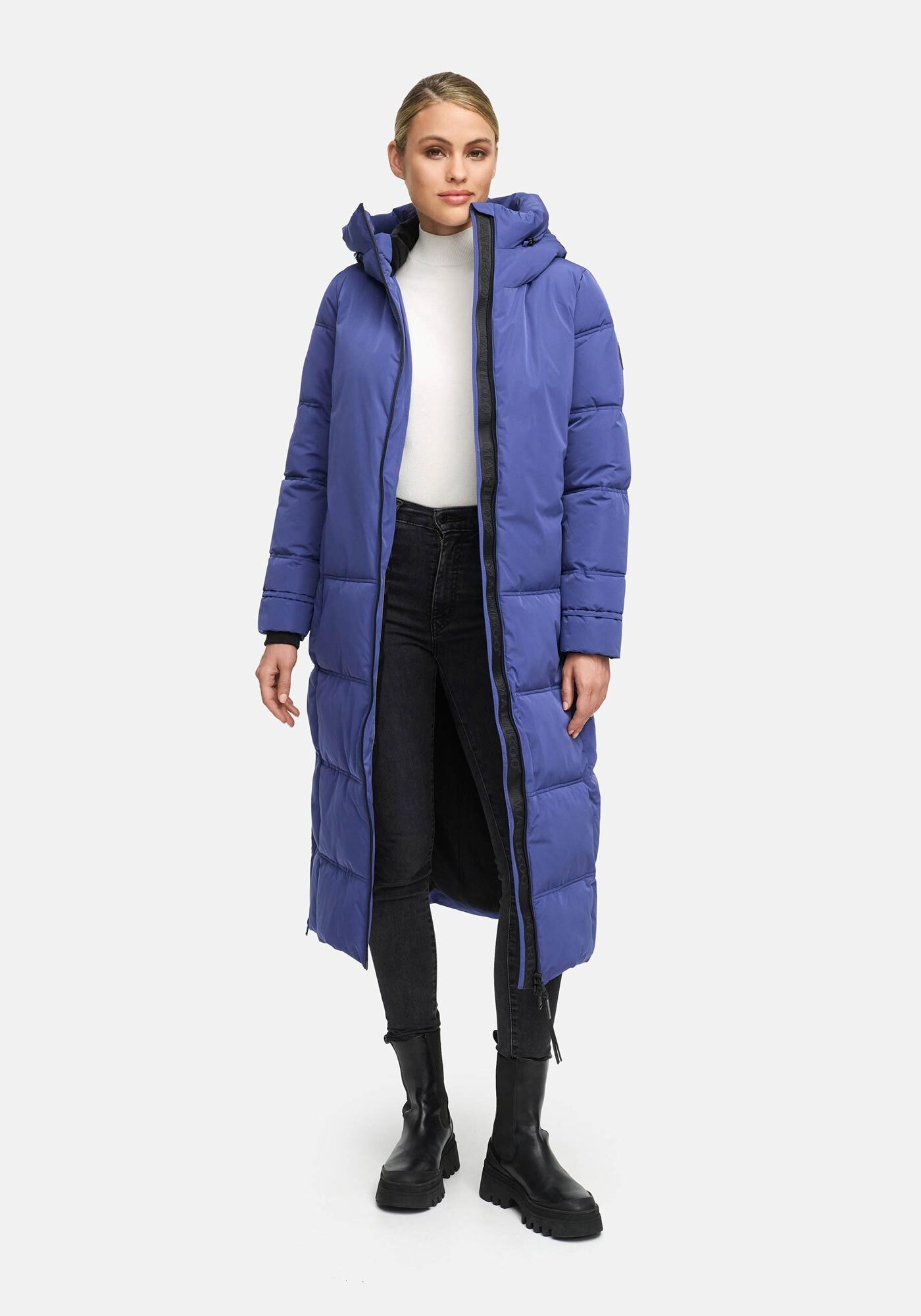 Marikoo Winterjacke "Honiaa" mit Seitenschlitzen für mehr Bewegungsfreiheit