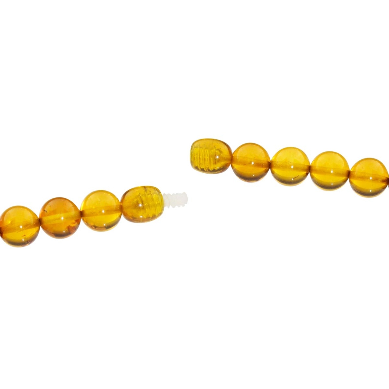 Gliederkette OSTSEE-SCHMUCK "Ostsee-Schmuck Kette Kugel 8 mm Kette Kugel 8 mm" Gr. 50, braun, Halsketten, Damen, 50cm, Bernstein, L: 42, Gliederkette 6