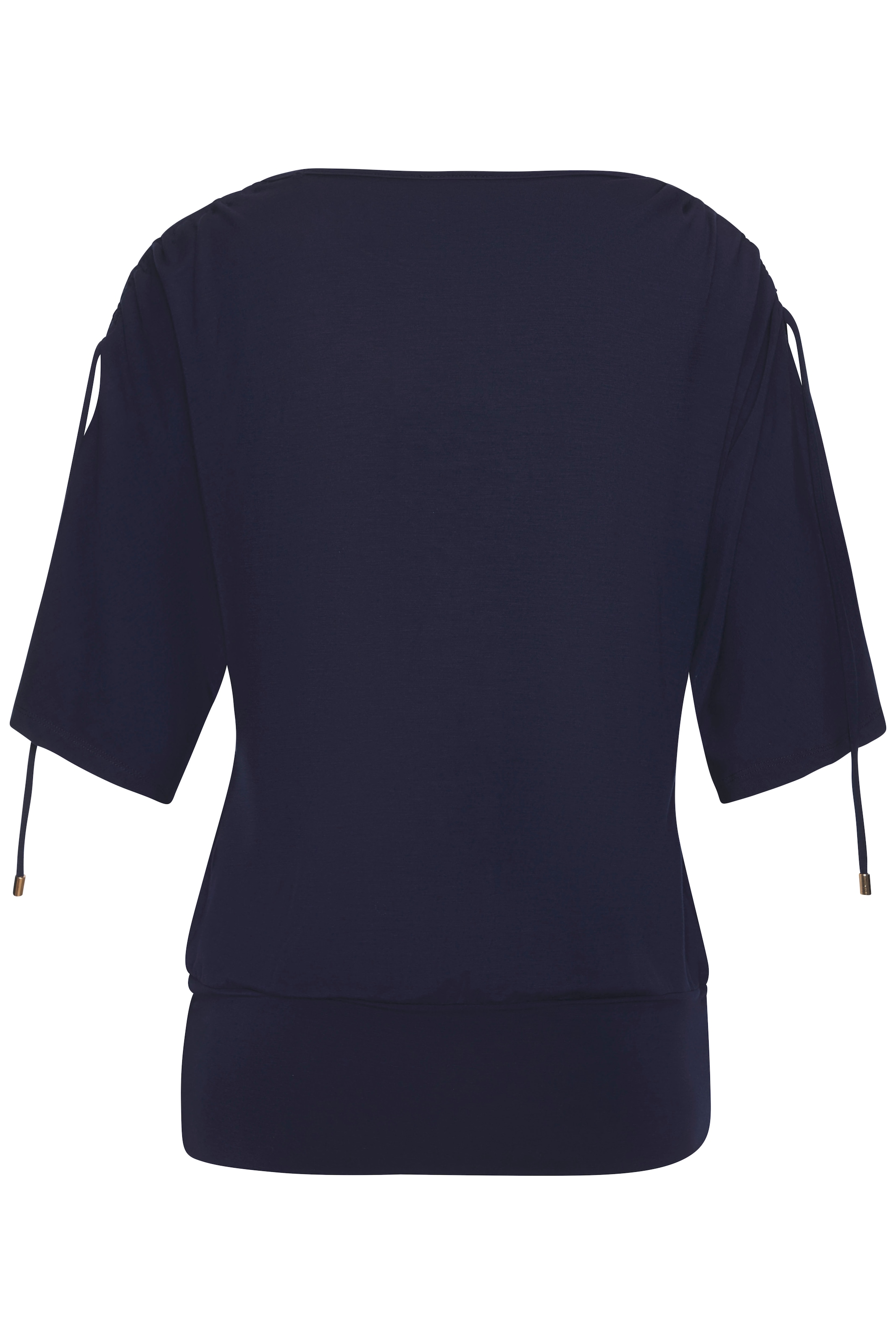 LASCANA Rundhalsshirt »mit variabler Ärmellänge«, aus weichem Viskose-Stretch