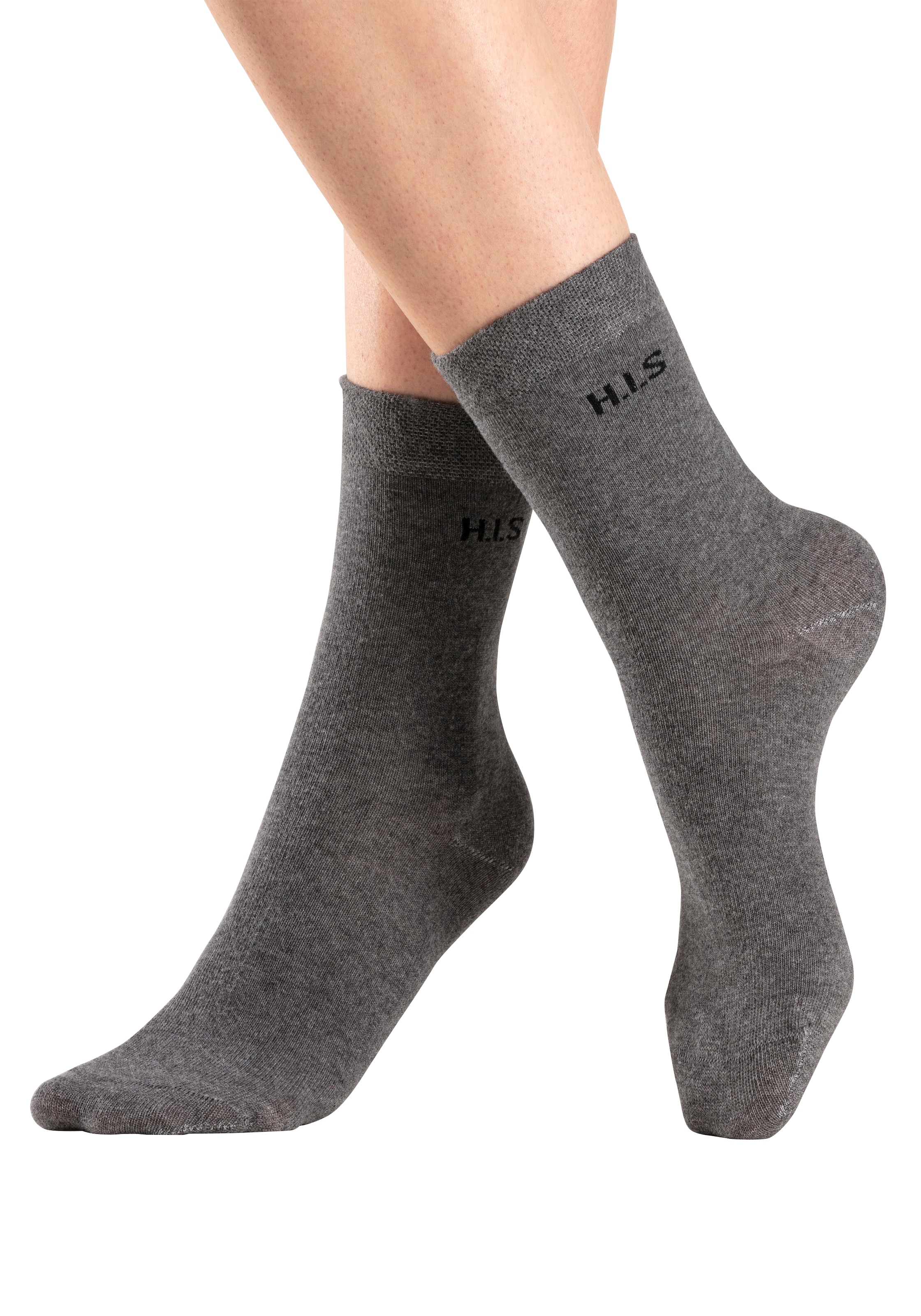 H.I.S Socken, (Packung, 4 Paar), ohne einschneidendes Bündchen