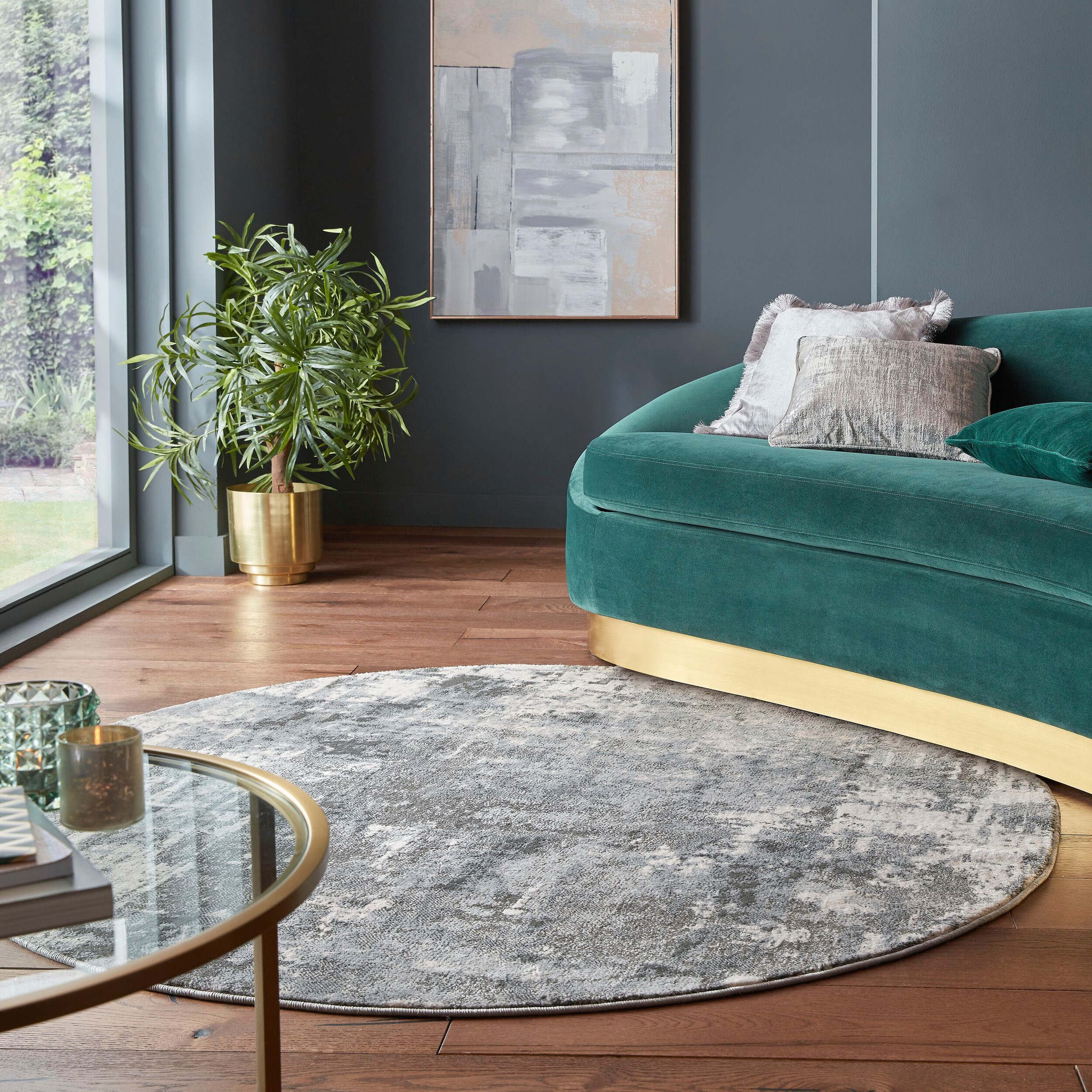 FLAIR RUGS Teppich »Wonderlust«, auf Rechnung rund | BAUR