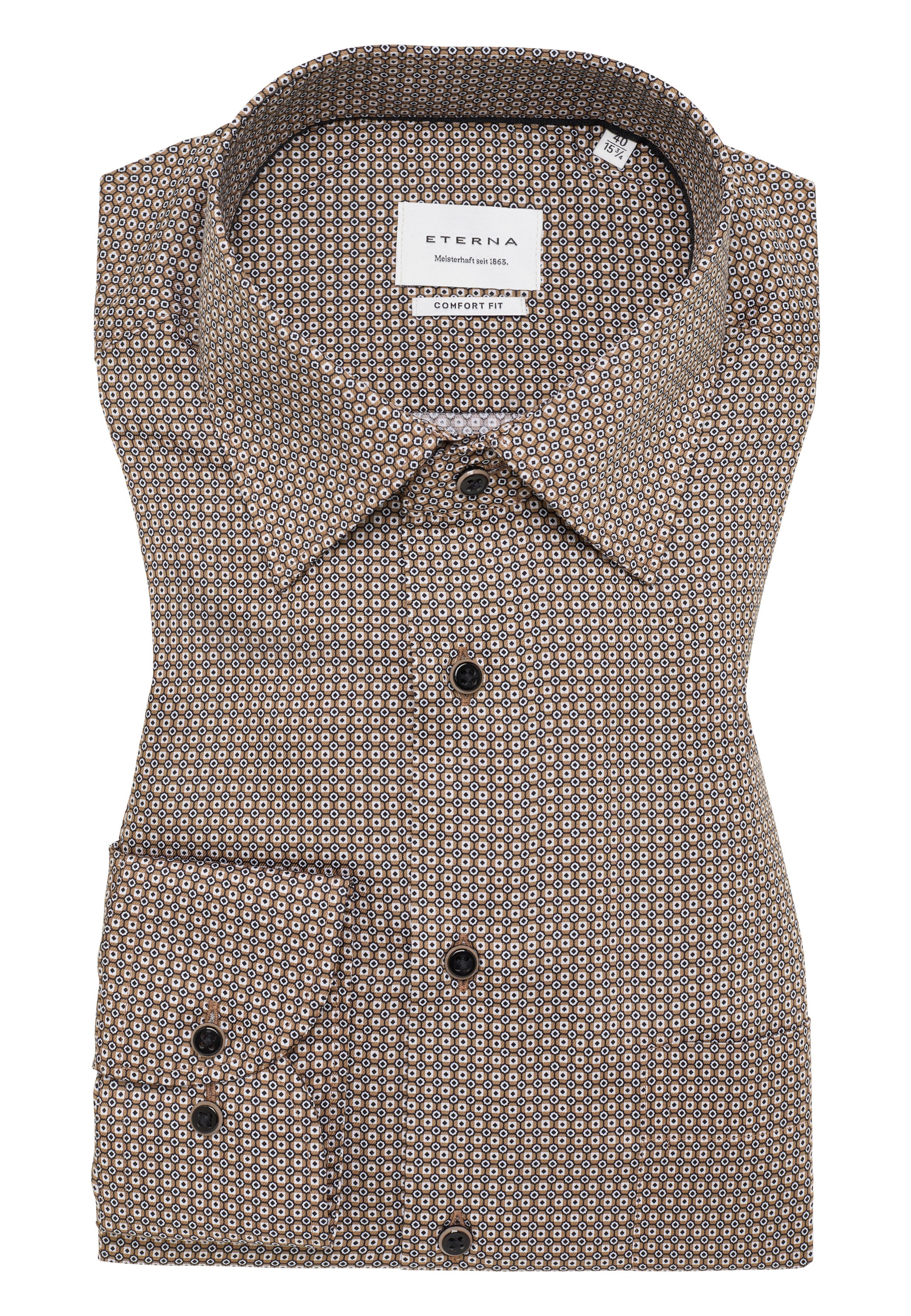 Eterna Langarmhemd »COMFORT FIT« NON IRON (bügelfrei)