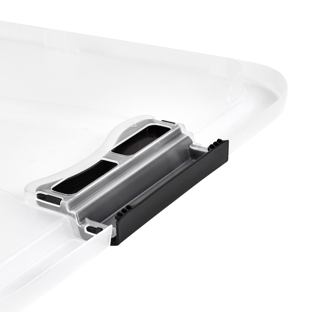 keeeper Aufbewahrungsbox »Cornelia, 2er Set, 83 L, 79,5 x 39,5 x 40 cm« durch Clips verschließbar, Griffe am Boden