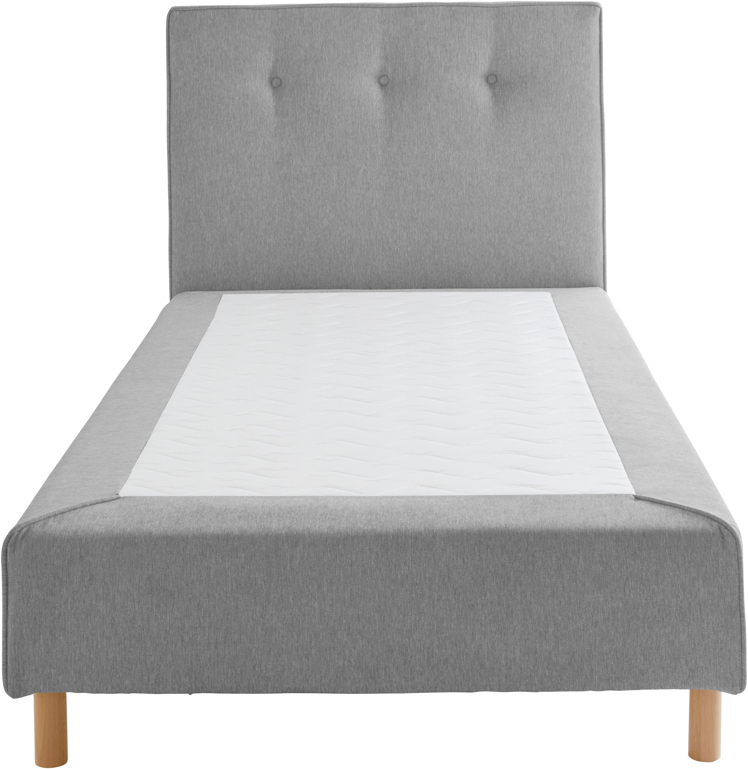 Home affaire Boxspringbett »Heimatblick 100x200cm beliebig erweiterbar zu Doppel- und Familienbett«, Einzelbett, Hotelbett erhältlich in H2,H3 & H4