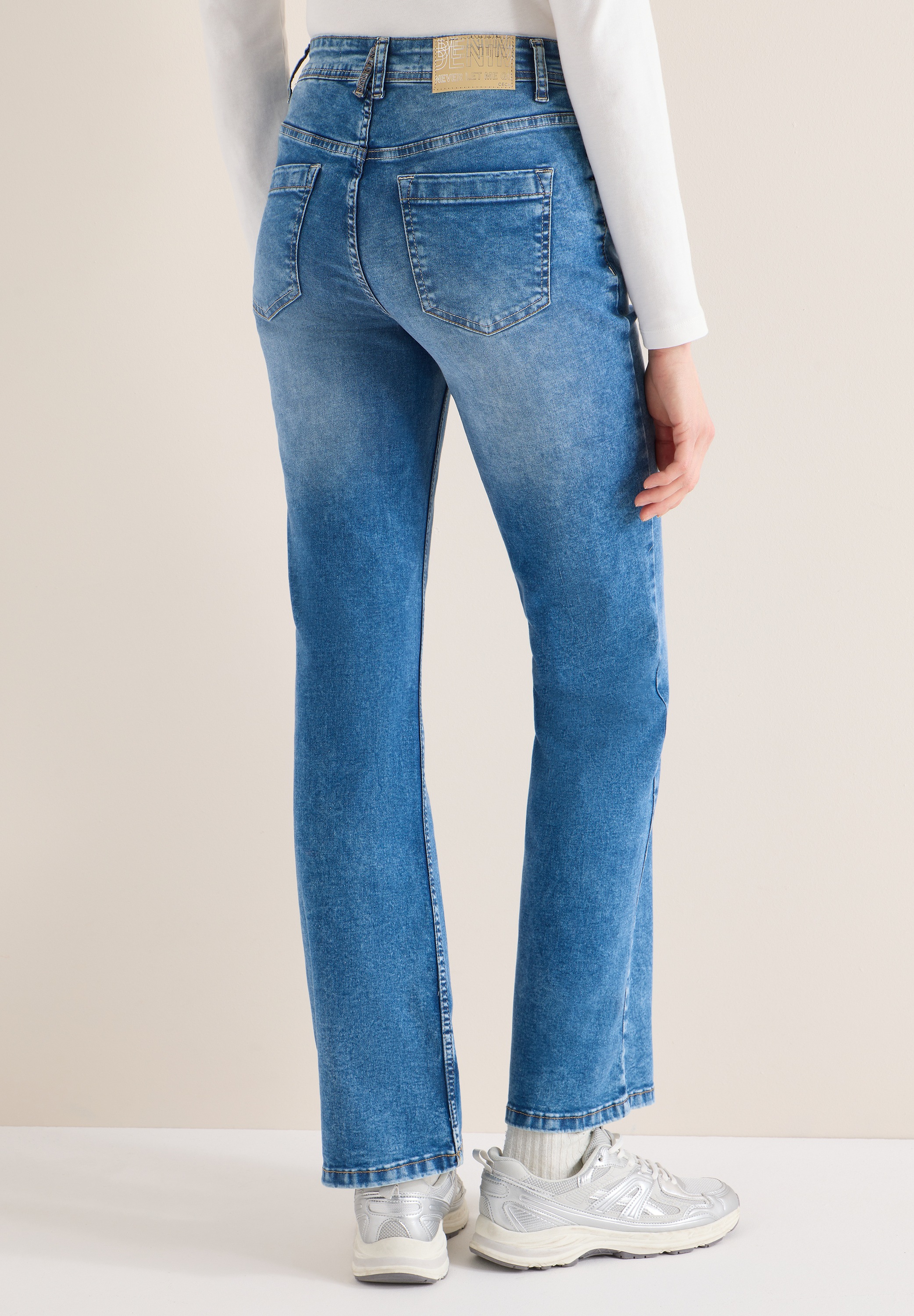Cecil Slim-fit-Jeans aus Baumwolle mit Stretchanteil