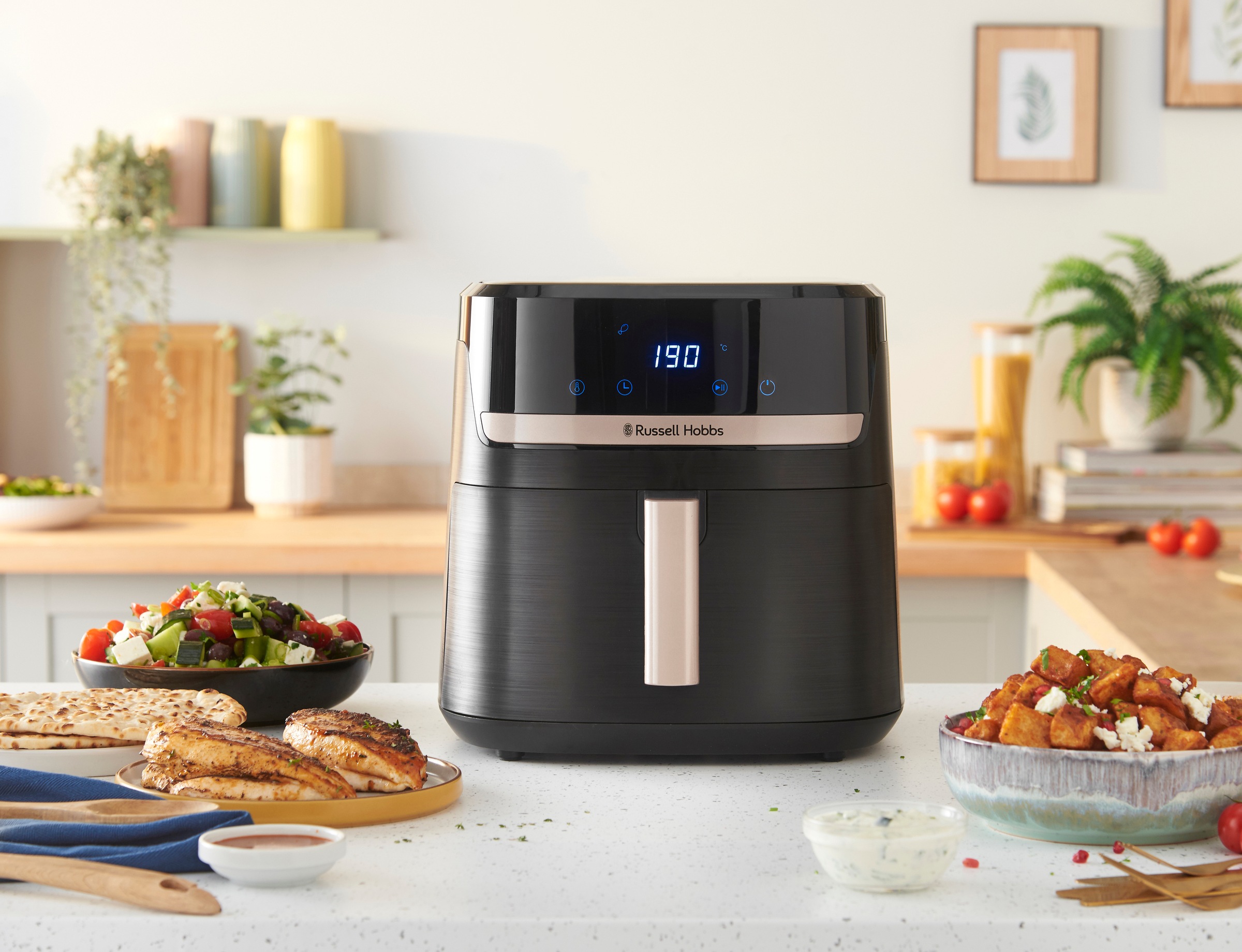 RUSSELL HOBBS Heißluftfritteuse »27630-56 SatisFry, 8,3 L«, 1800 W, Airfryer–wenig oder kein Öl erforderlich, 9 Programme, 8,3 L