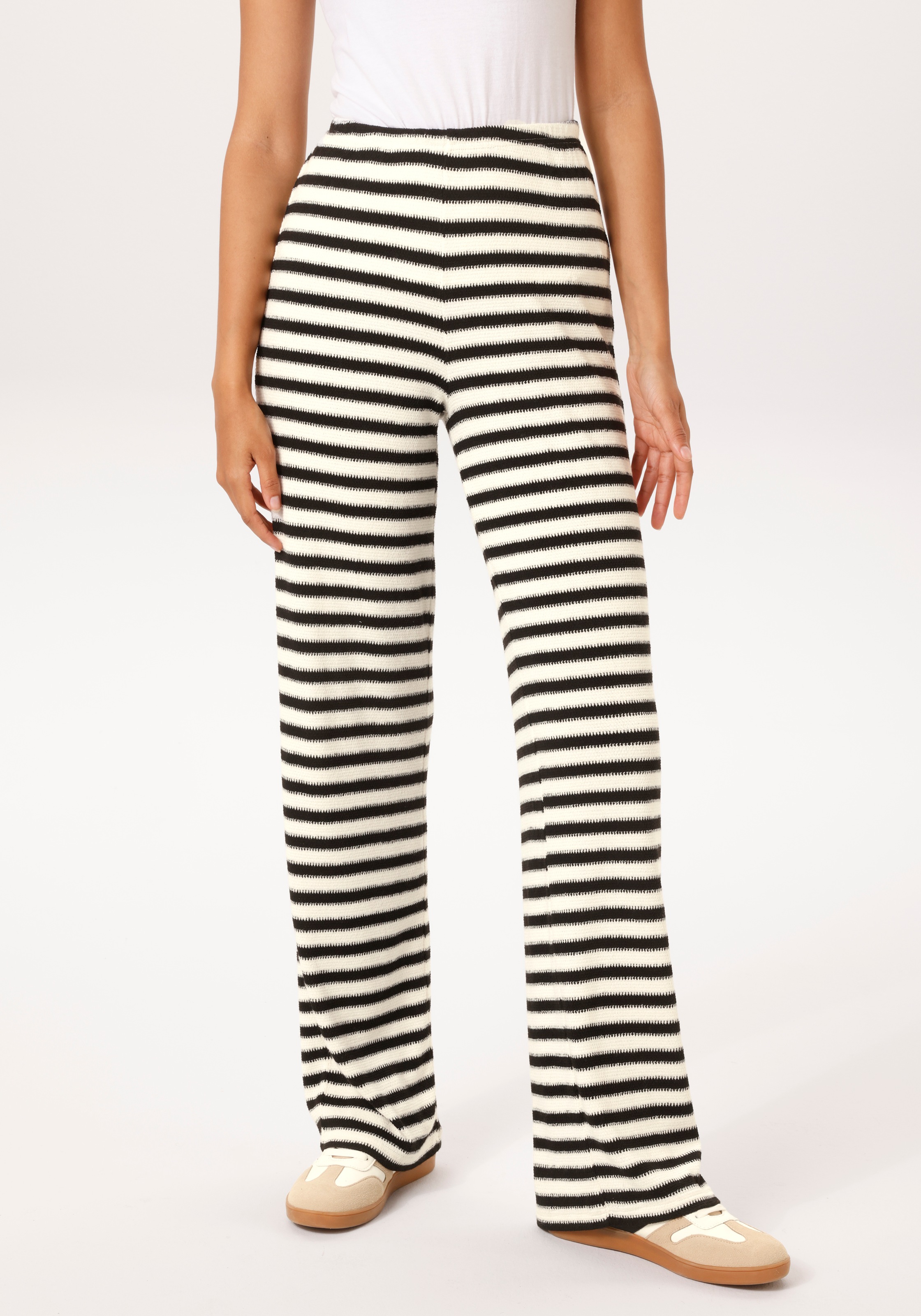 Aniston CASUAL Schlupfhose im interessanten Ringel-Dessin - NEUE KOLLEKTION günstig online kaufen