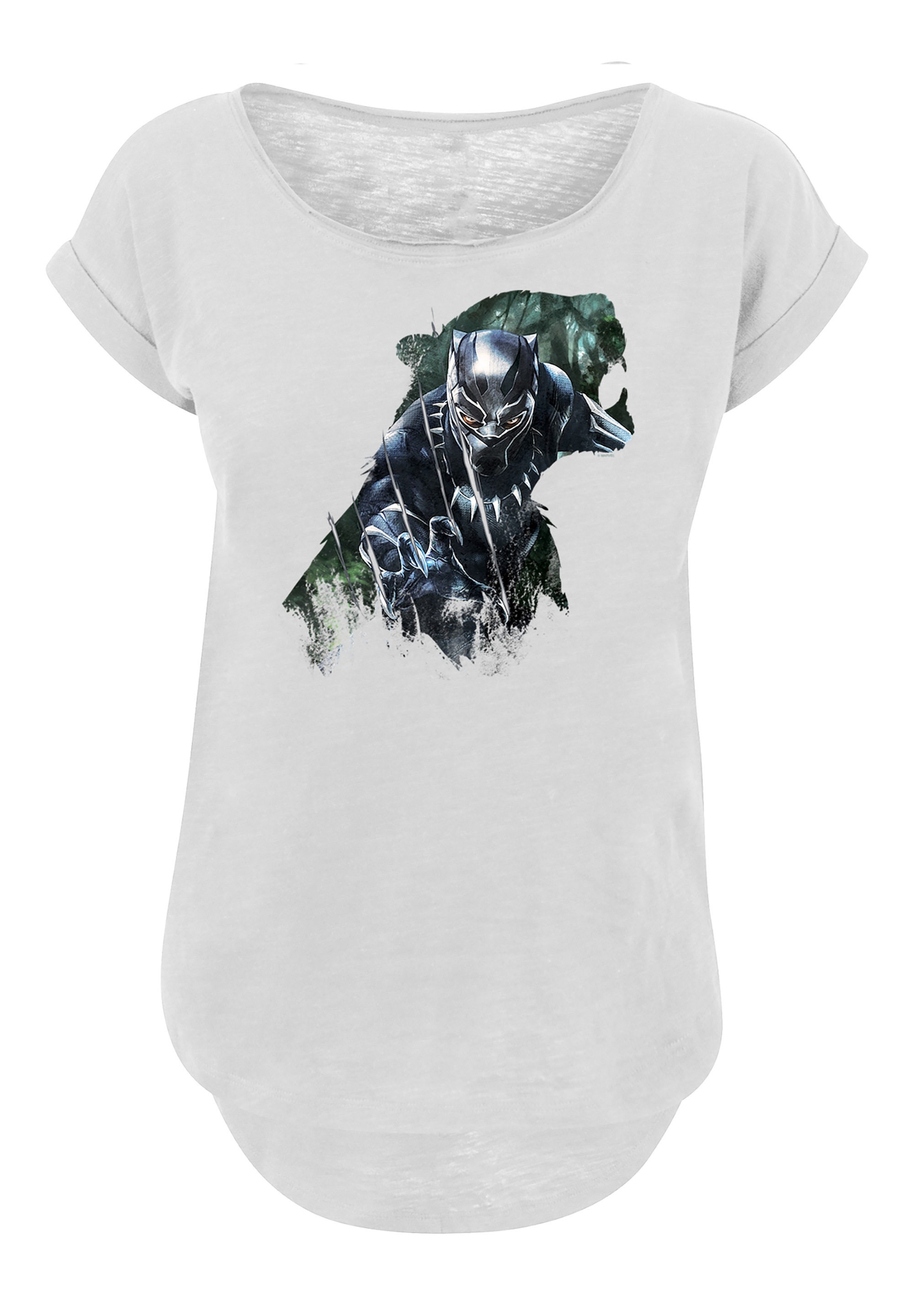 F4NT4STIC T-Shirt »Marvel Black Panther Wild Sillhouette«, Print