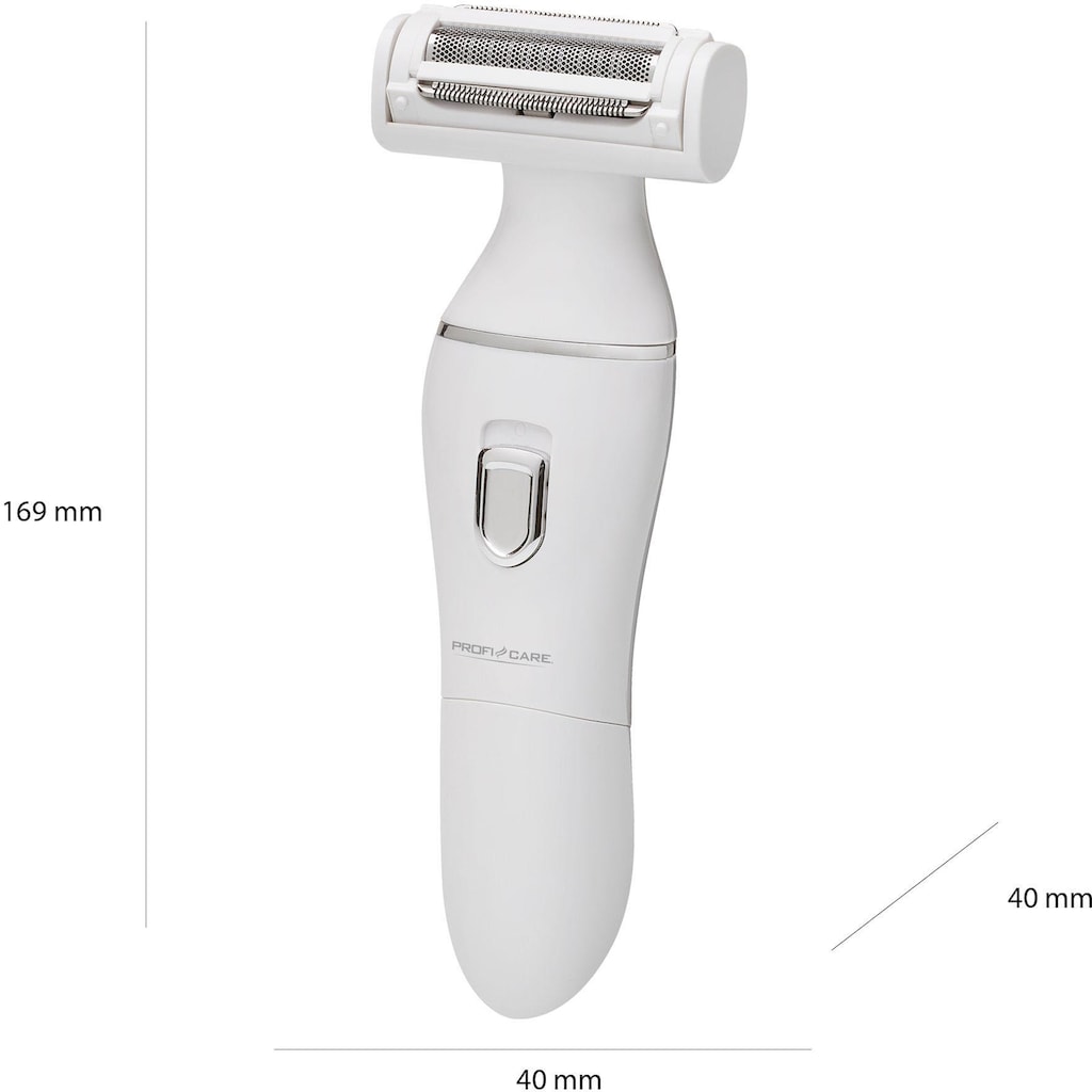 ProfiCare Elektrokörperrasierer »PC-LBS 3001«, 1 St. Aufsätze, ausklappbarer Langhaarschneider