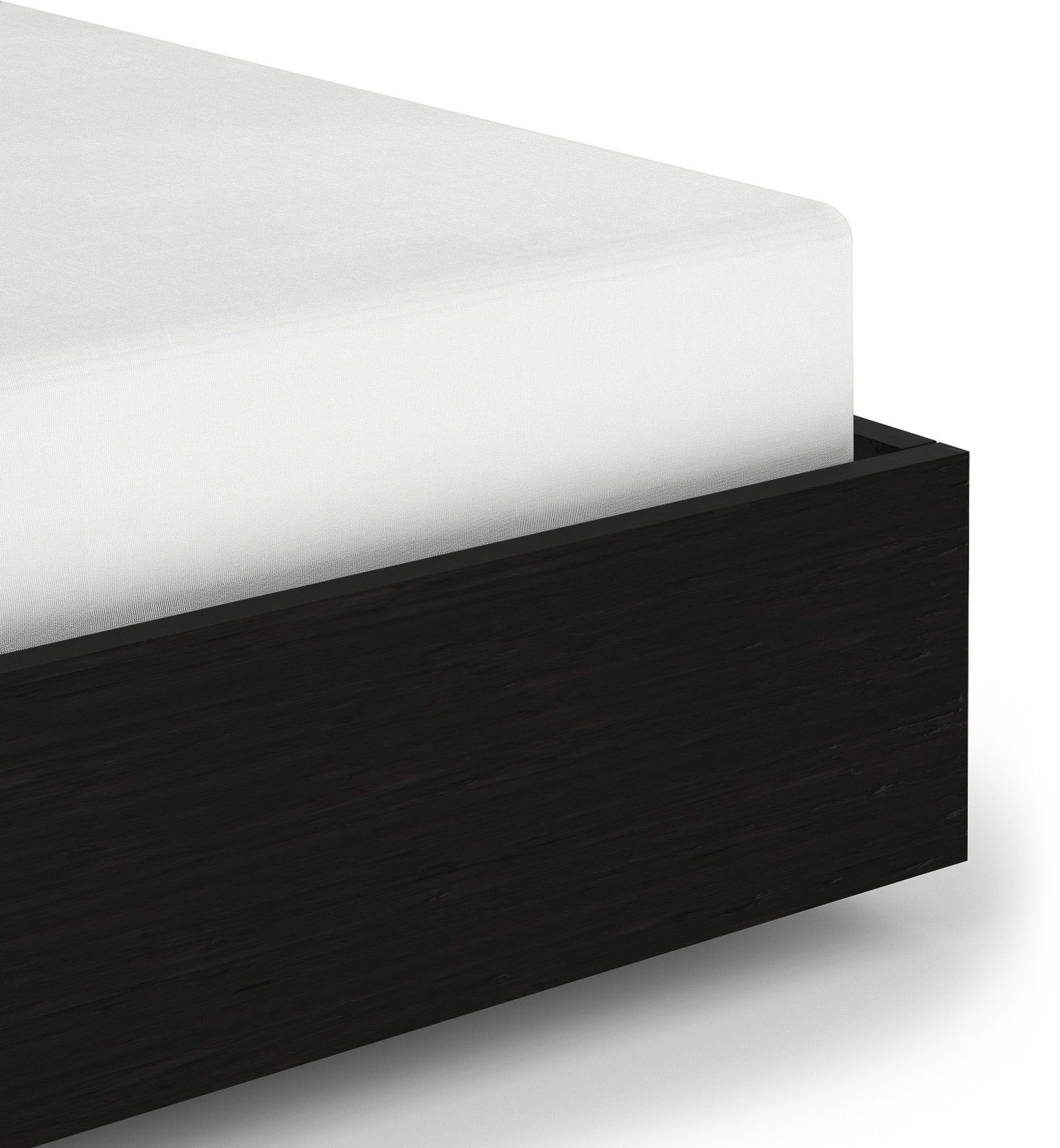 Heckett & Lane Spannbettlaken "Elementi" Laken aus 100% Baumwolle, hochwertiges Mako-Satin, Betttuch ab 90x200