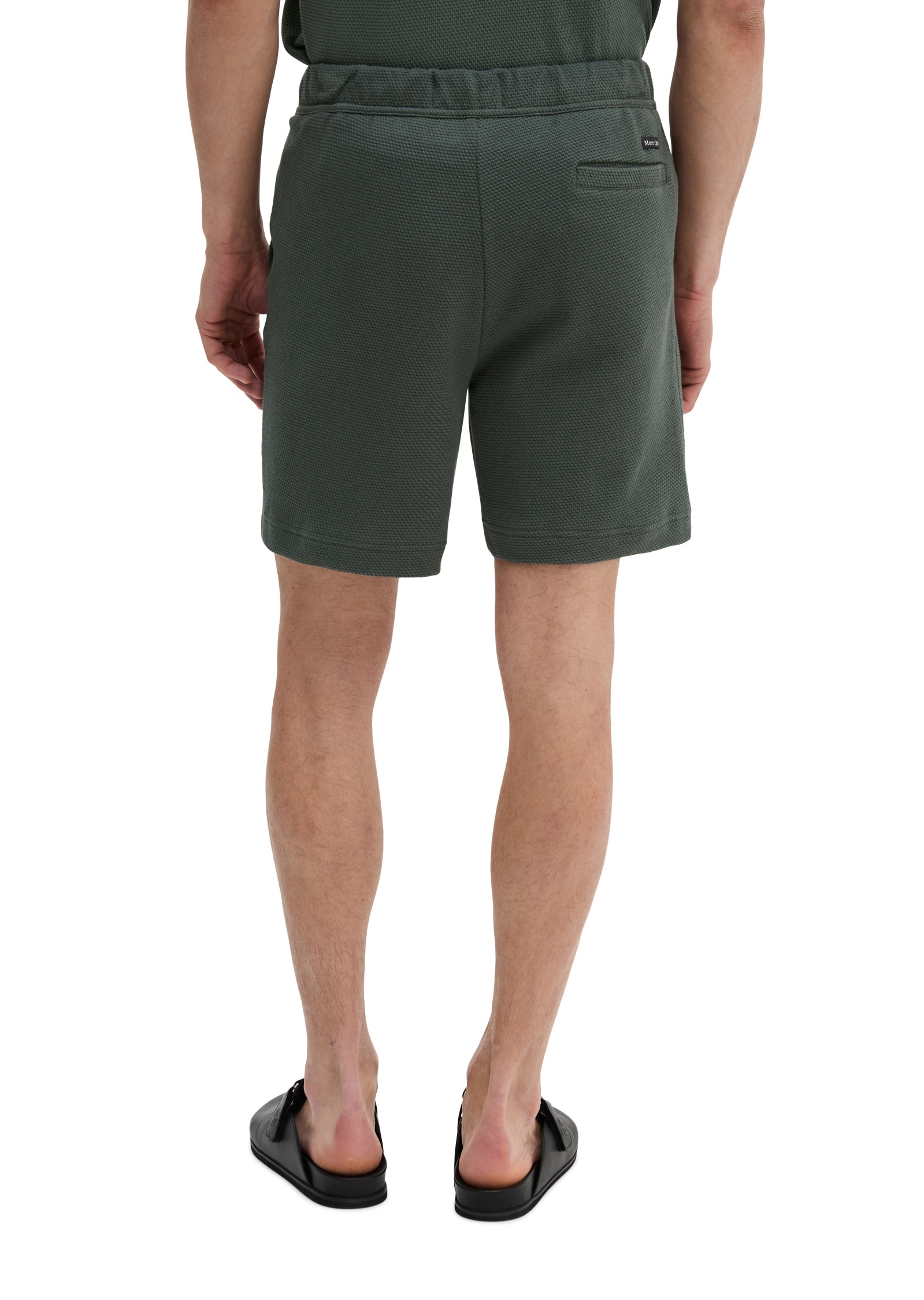 Marc O'Polo Shorts »mit feiner Waffel-Struktur«