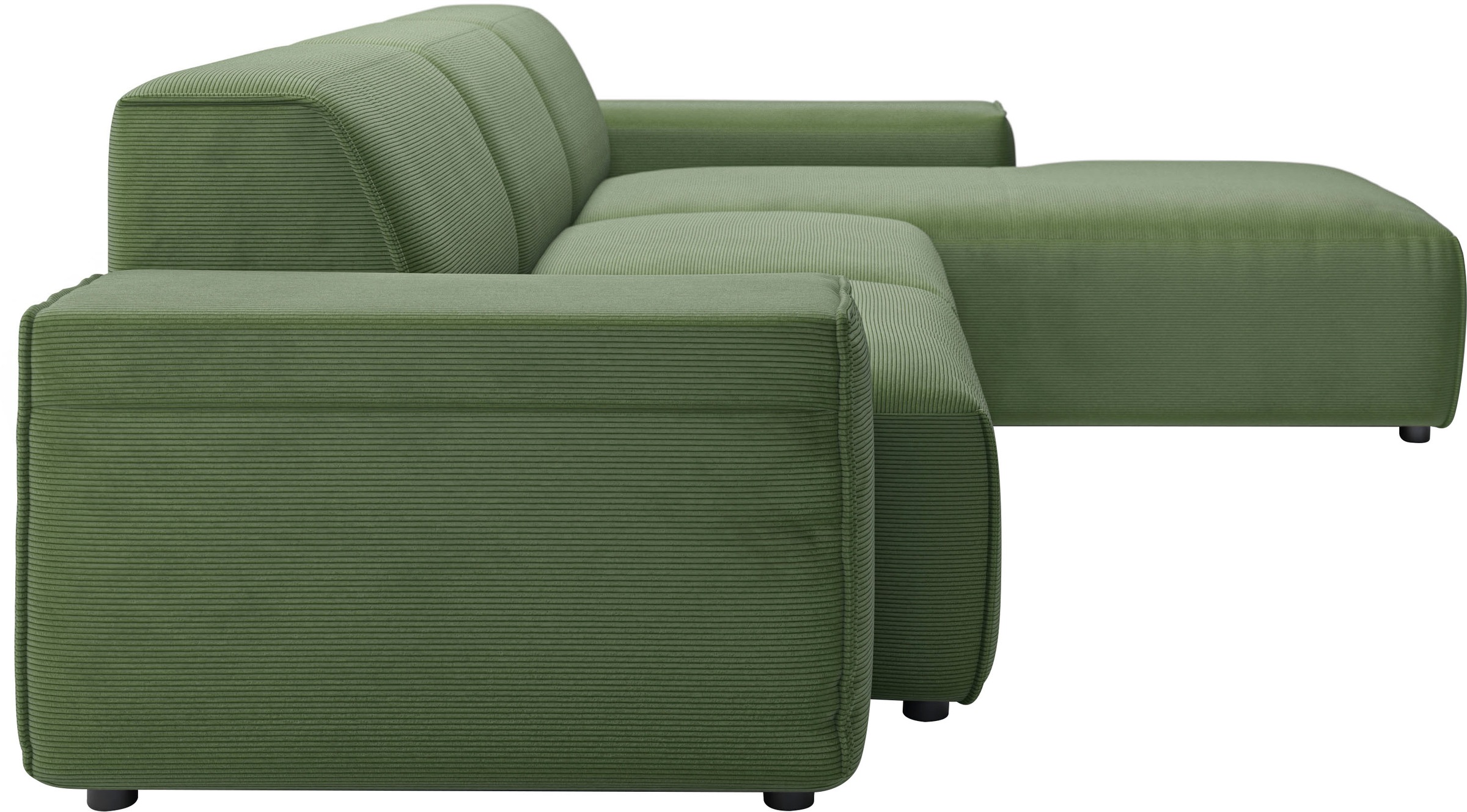 andas Ecksofa »Glimminge L-Form auch in Breitcord, Feincord + Easy care-Bezug,«, Breite 264, Zierkissen