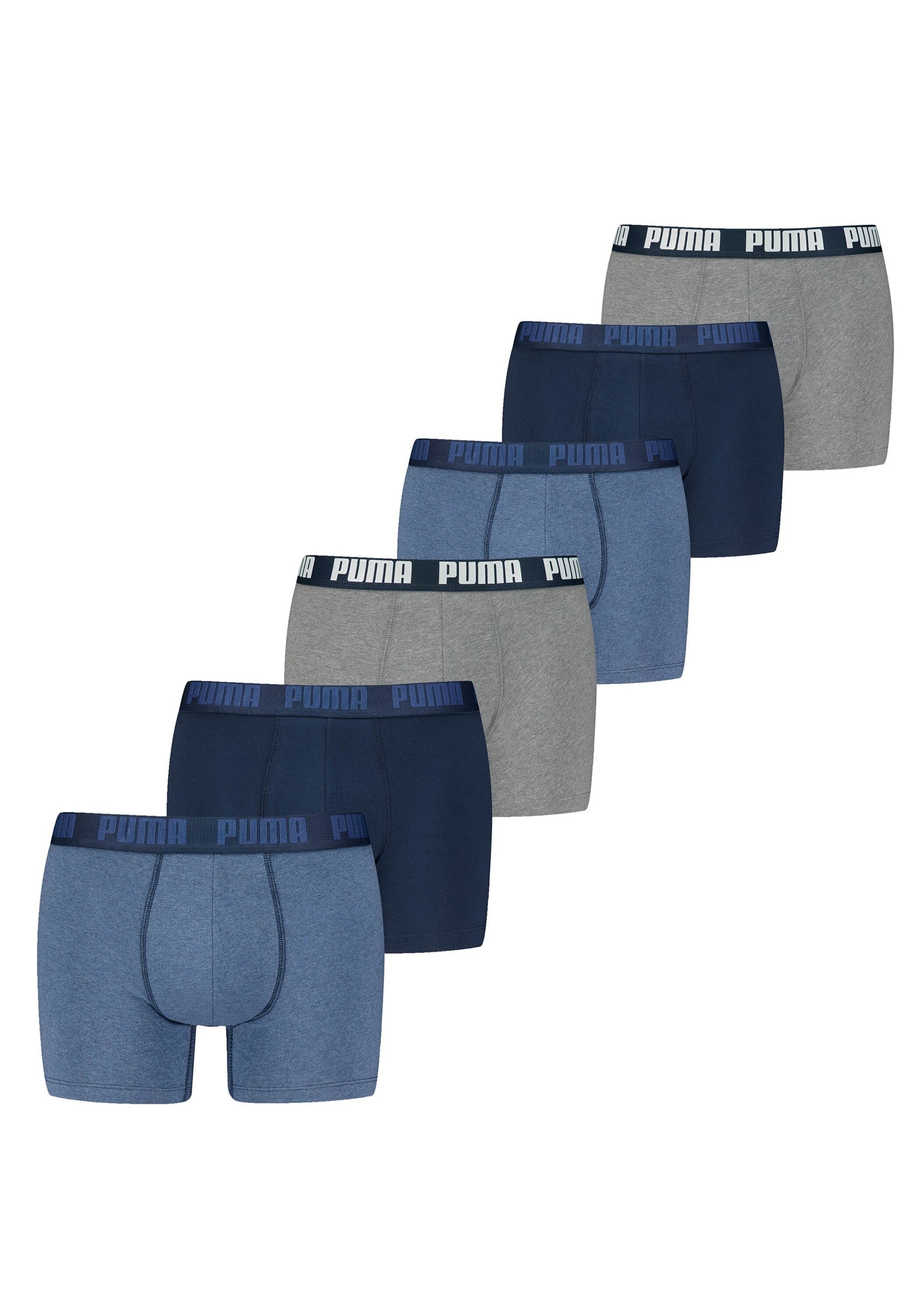 PUMA Boxershorts "Boxershort PUMA BASIC BOXER 6P ECOM 6er Pack"