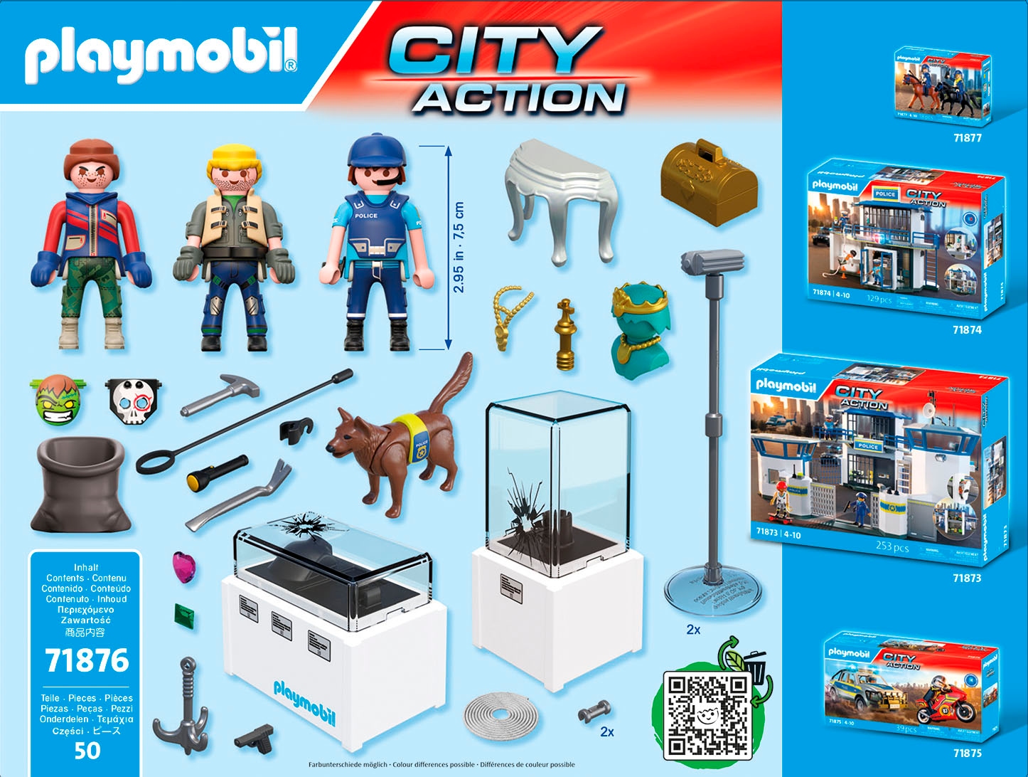 Playmobil® Konstruktions-Spielset »Diamentenraub (71876), Action Heroes« Made in Europe