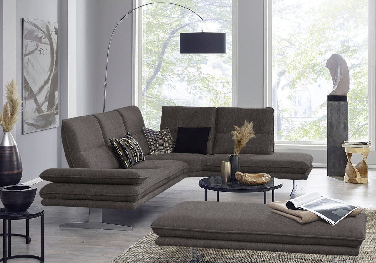 W.SCHILLIG Ecksofa "broadway, Designsofa, mit tollem Sitzkomfort, L-Form", günstig online kaufen