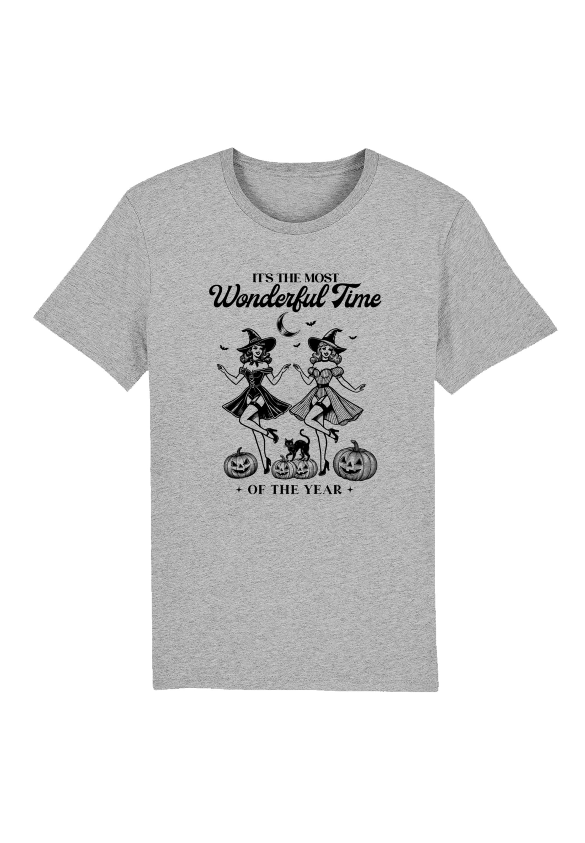 F4NT4STIC T-Shirt "Halloween Witch most wonderful time", Premium Qualität, günstig online kaufen