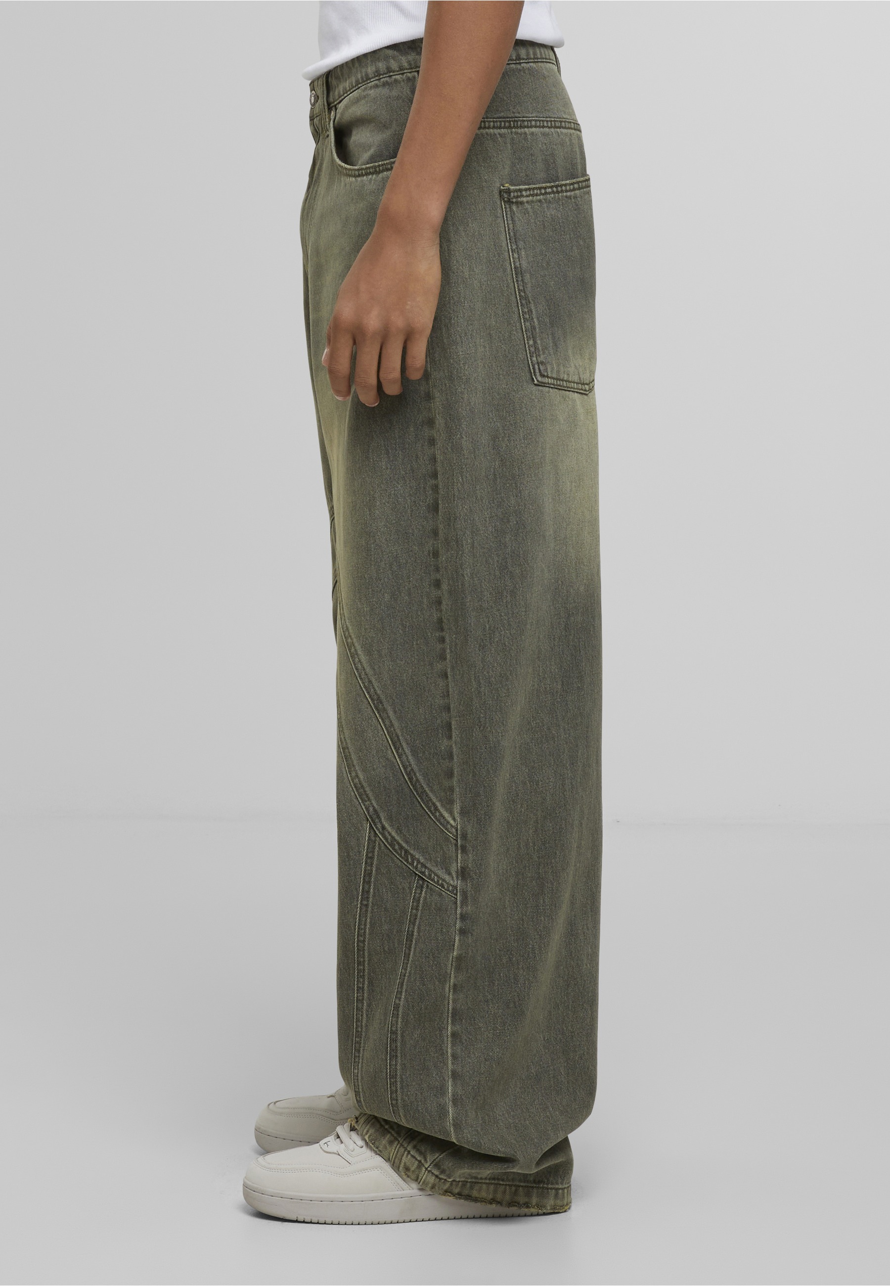 Karl Kani Bequeme Jeans »Karl Kani Karl Kani OG Washed Wavy Seams Denim Baggy Pants«