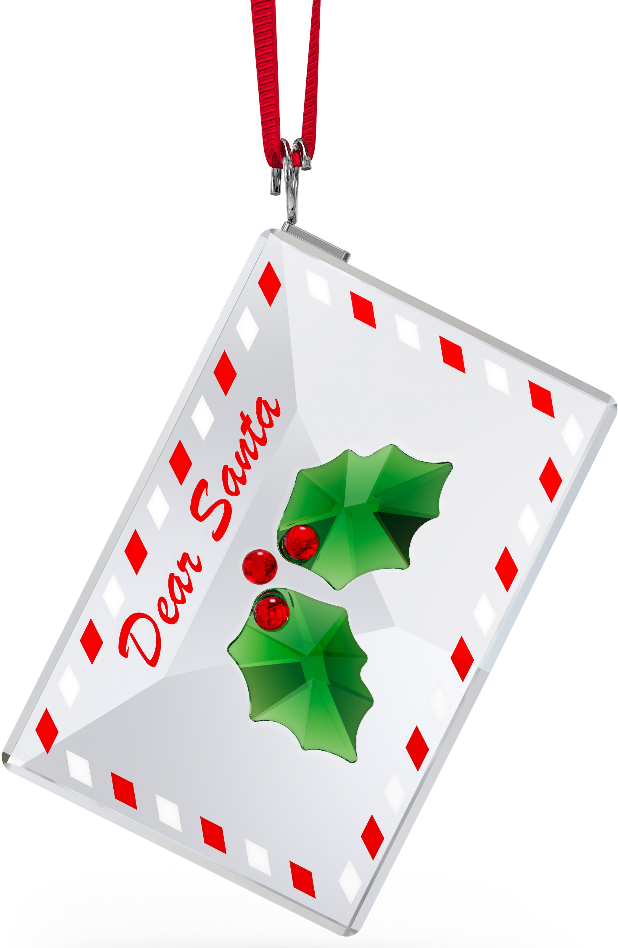 Swarovski Dekofigur »Weihnachtsbaum Holiday Cheers Brief an Santa Ornament, 5630339«, Swarovski® Kristall