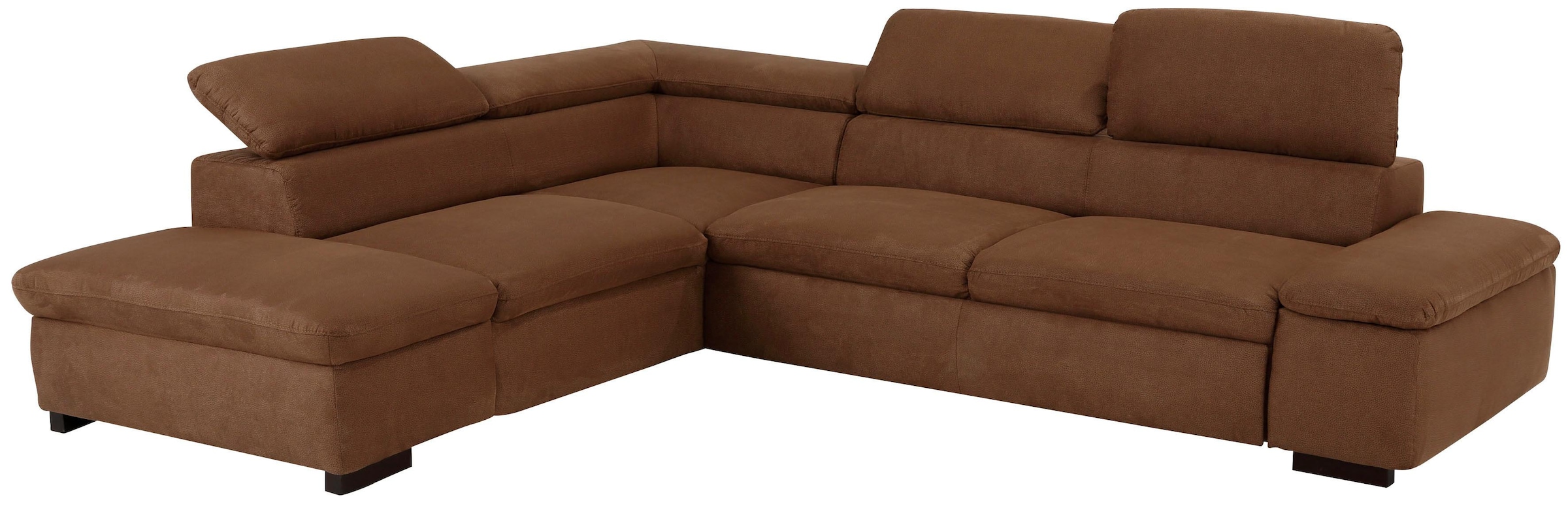 Home affaire Ecksofa »Alberto L-Form«, mit Kopfteilverstellung, wahlweise mit Bettfunktion